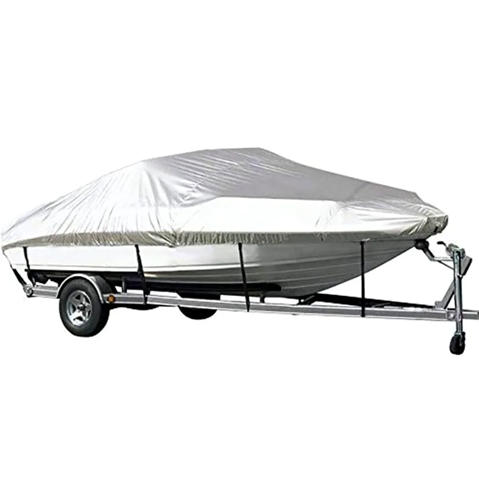 Funda Barco Casco en V Cubierta para Remolque para Nautique Ski Nautique 200 | Tafetán de poliéster 190T, cobertura superior para remolque y exterior