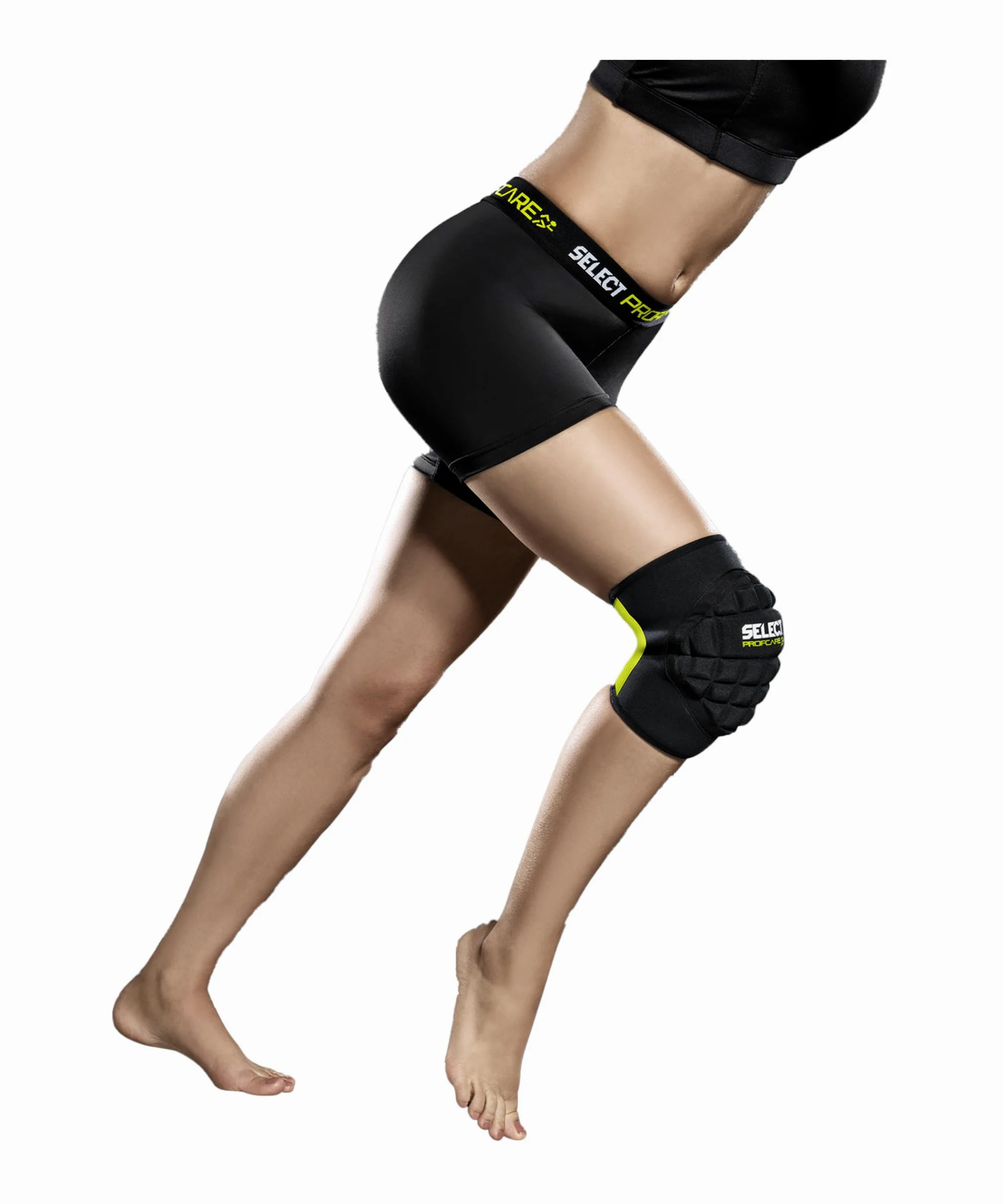 Select Bandage Kniebandage Handball - Rodilleras de béisbol (Mujer), Color Negro, Talla DE: L