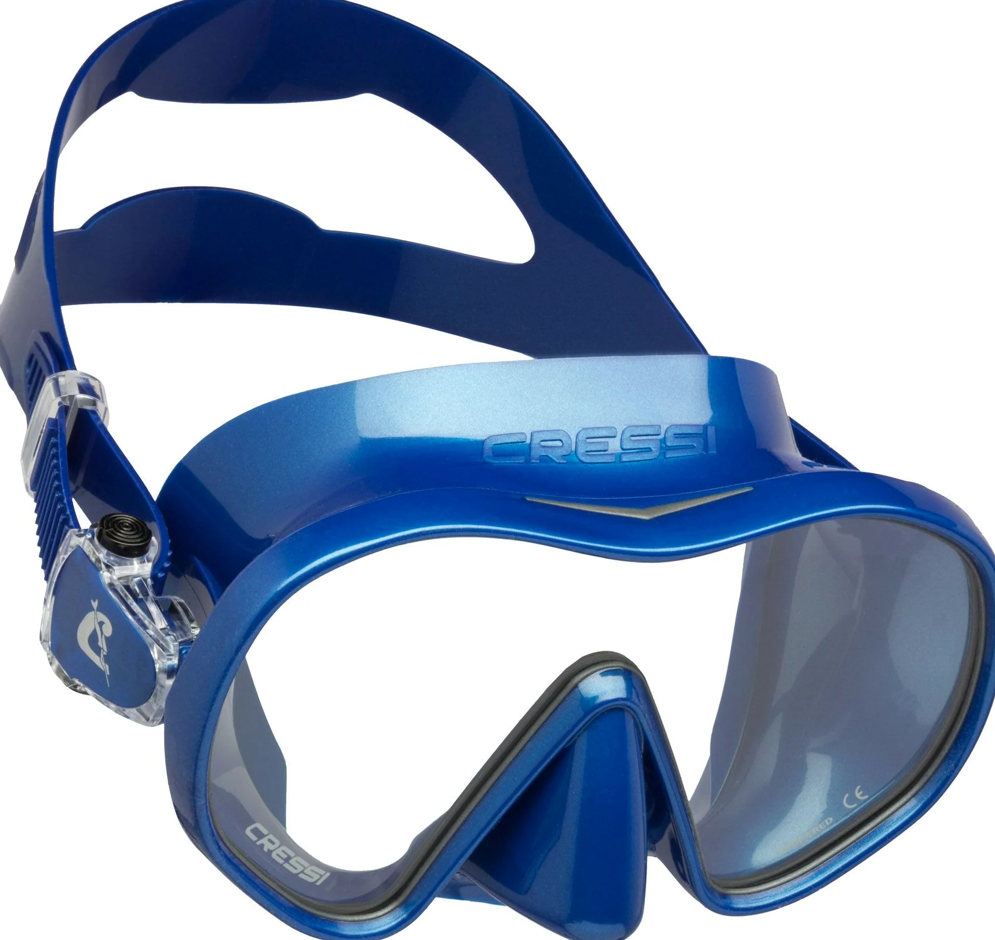 Cressi Mascarilla de Buceo sin Marco con Lente única para una Buena Visibilidad | F-Dual: Diseñado en Italia