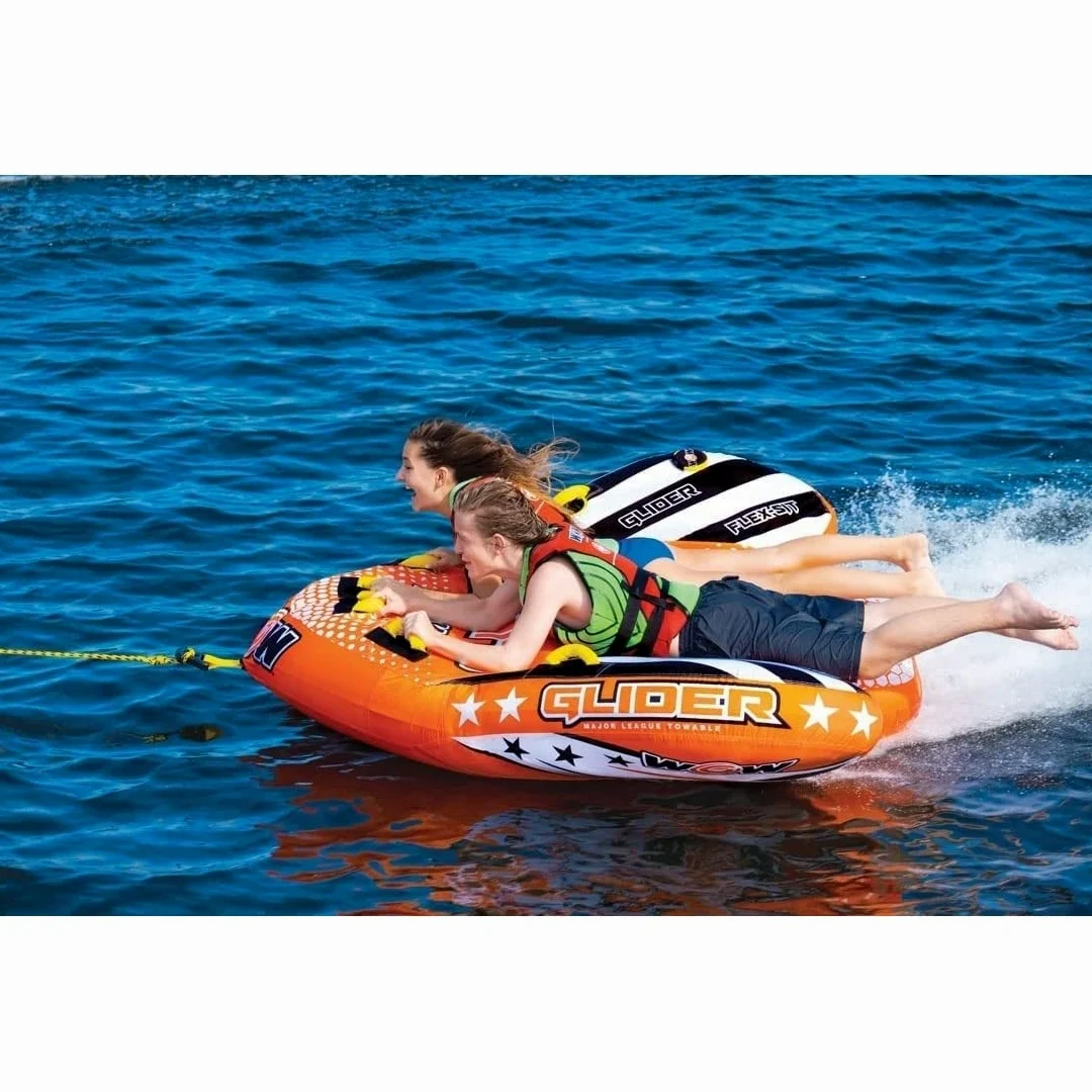 Wow Glider 2P remolcable con Asiento Flexible, Multicolor, Grande