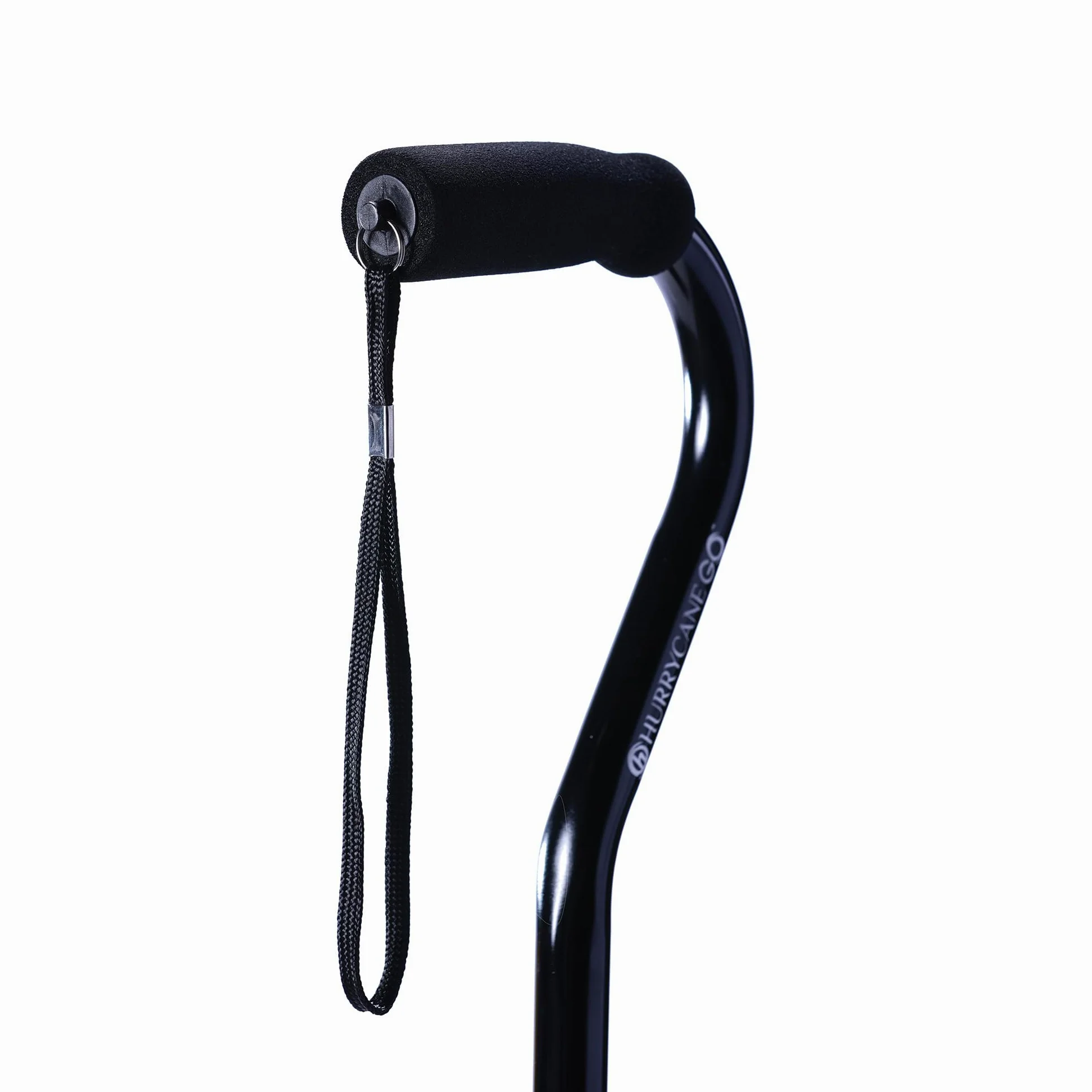 HurryCane Go - Bastón con Mango en T para Mayor Estabilidad, Color Negro | El bastón cuenta con un diseño de mango en T para un agarre seguro y cómodo durante el uso diario de movilidad al aire libre