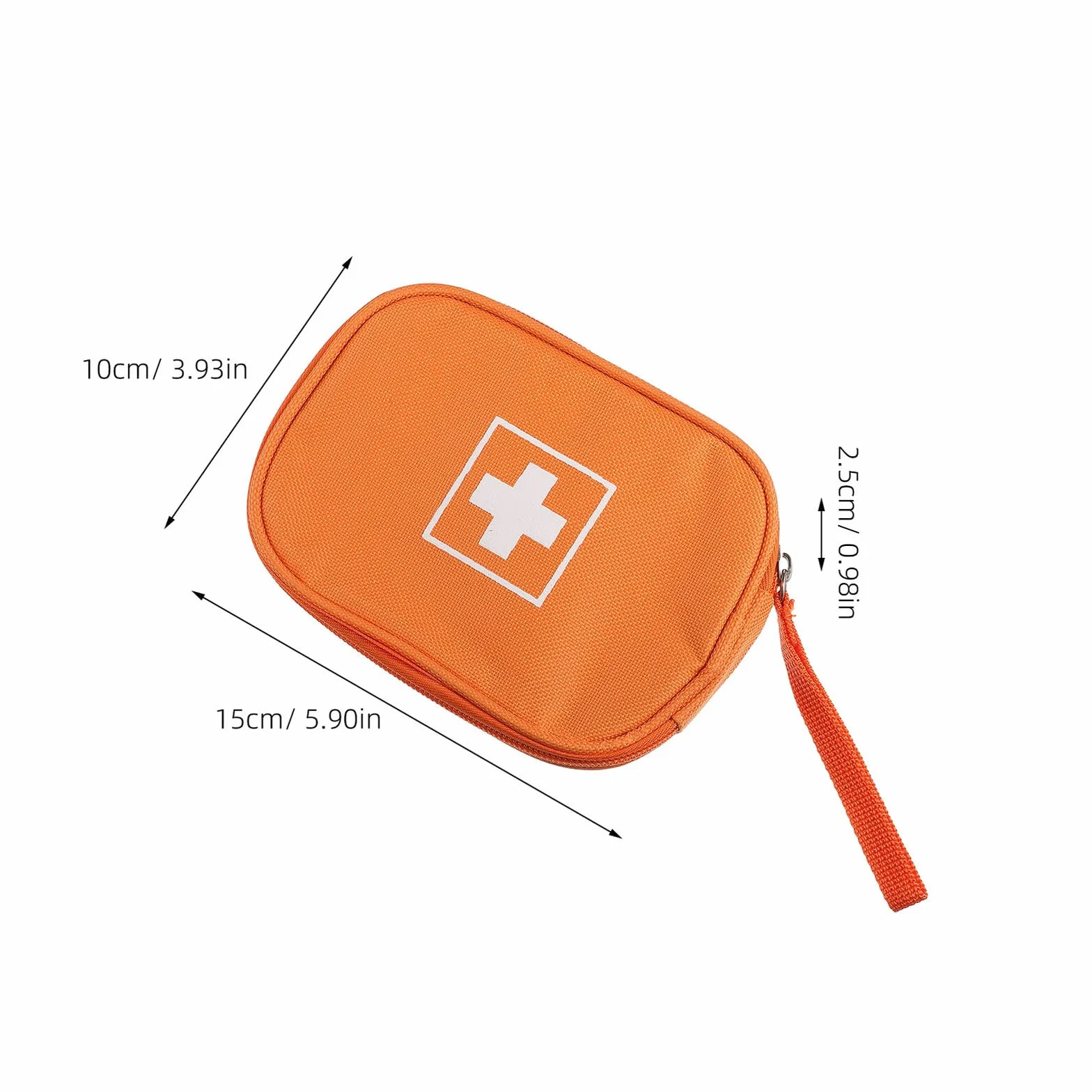 Bolsa Médica Portátil Pequeña con Asa Organizador para Almacenamiento de Medicamentos Bolsa de Salud Ligera para Emergencias y Viajes al Aire