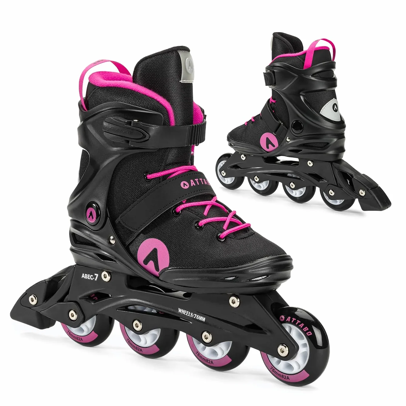 ATTABO Patines en Línea Cyclone Fitness ABEC-7 82A TPR 36-46 EU
