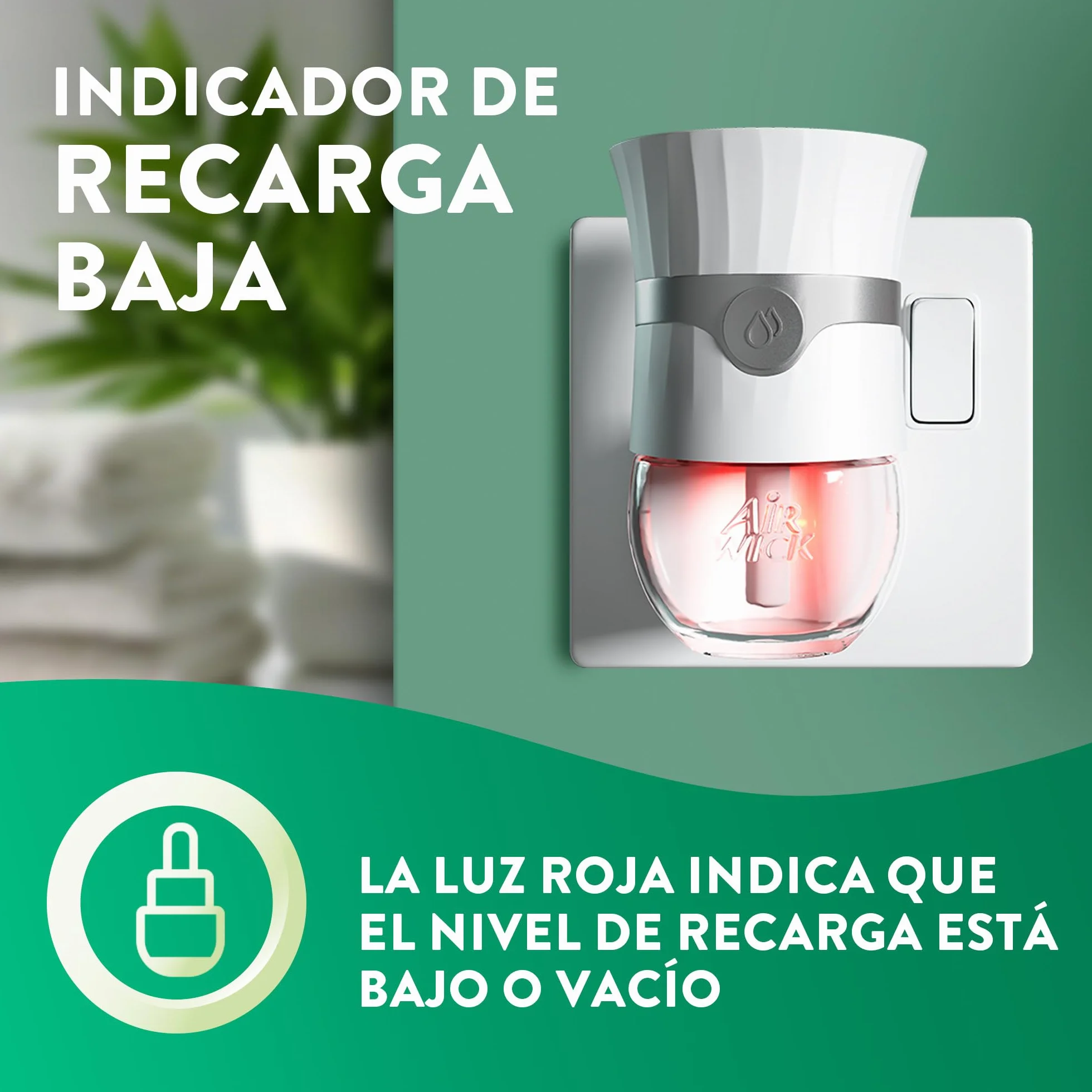 Air Wick Recambio Ambientador Eléctrico Flor de Cerezo Frambuesa