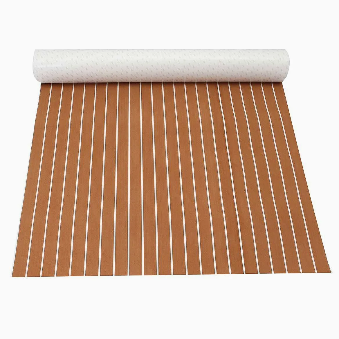 Espuma Teca Marina Suelo 120x240cm Autoadhesivo Eva Espuma de Teca Hoja Marina Barco yate Plataforma sintética Espuma colchoneta Resistente al Agua de mar/Grasa/ácido EVA Espuma Barco