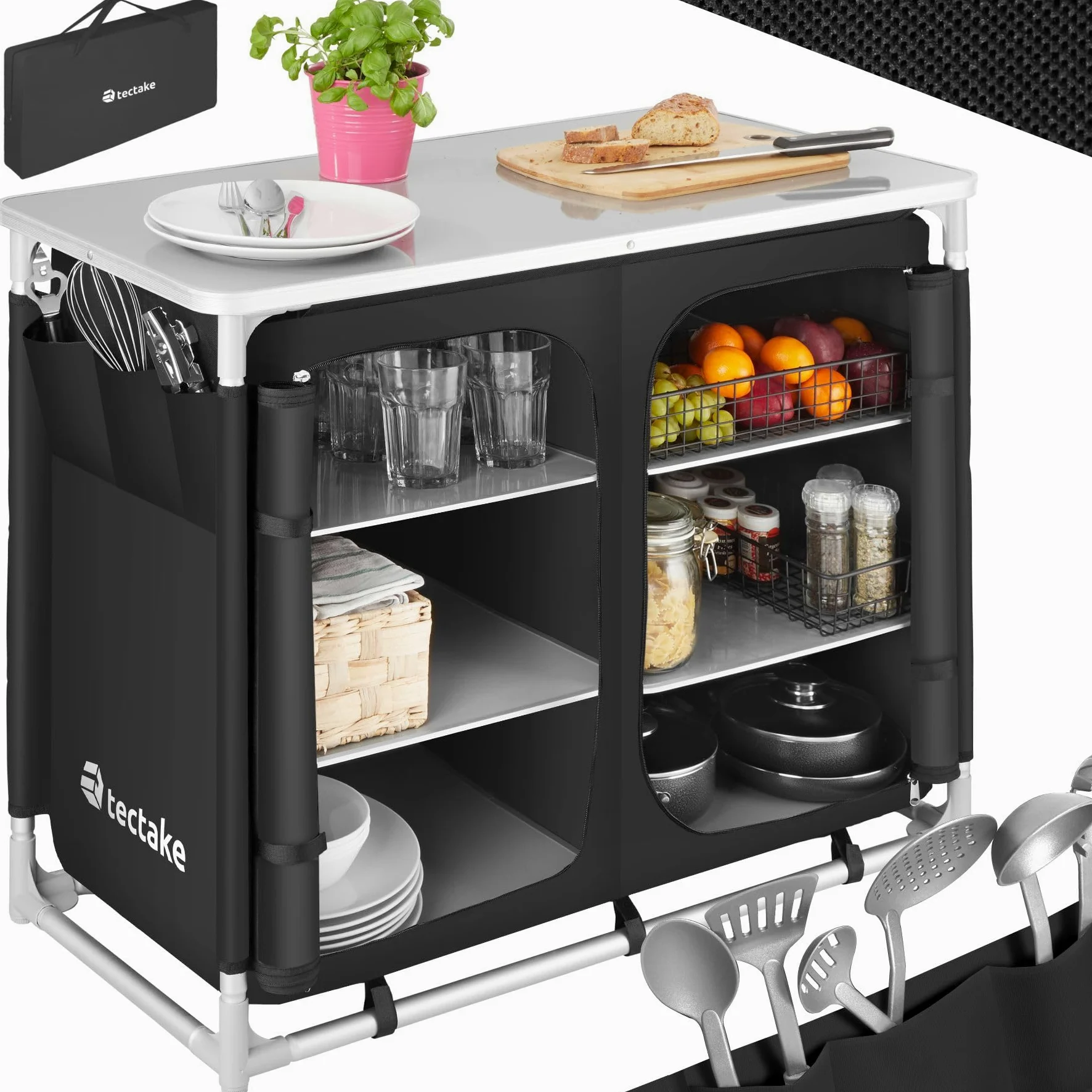 TecTake 800585 - Cocina de Camping para Muebles de jardín, Varios Modelos