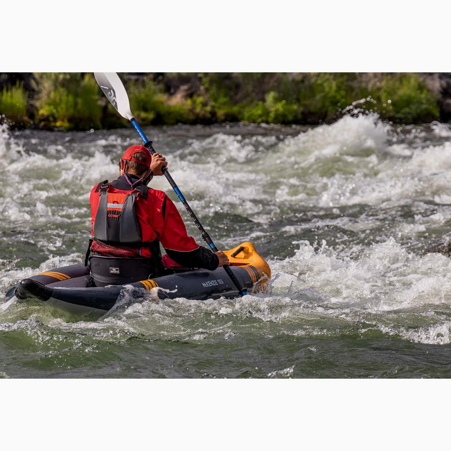 AQUAGLIDE Mckenzie - Kayak Inflable - Kayak de Aguas bravas