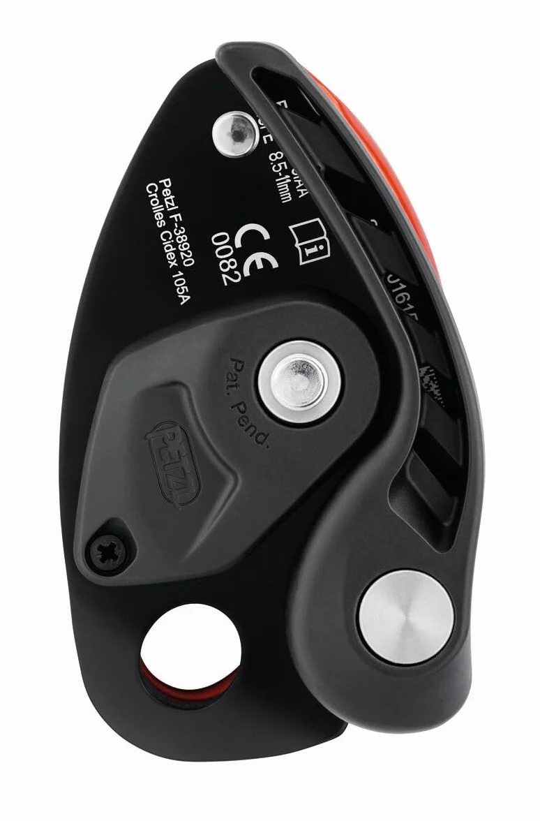 PETZL NEOX Dispositivo de aseguramiento con Bloqueo asistido por Leva