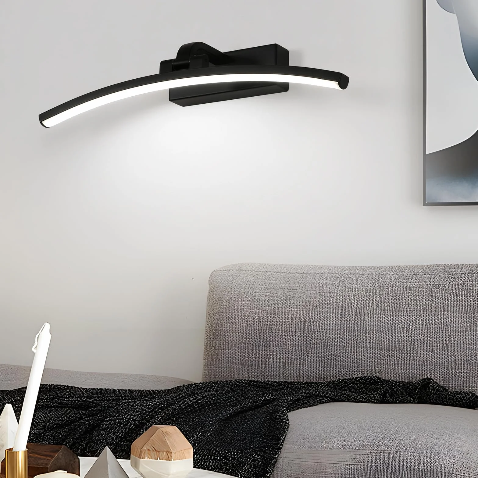DELIPOP Luz de Espejo Baño LED 40cm IP44 6500K Blanco Frío