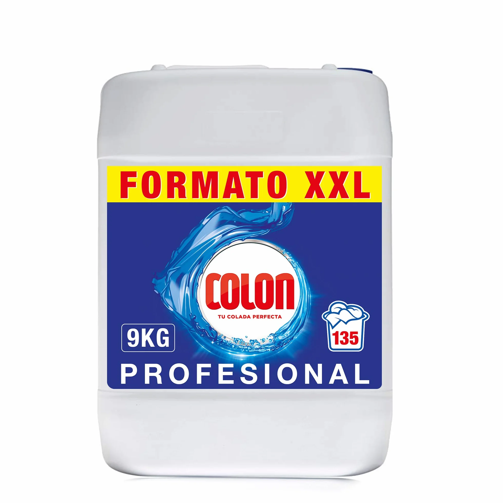 Colon Detergente para lavadora profesional gel 9 kg 134 Dosis