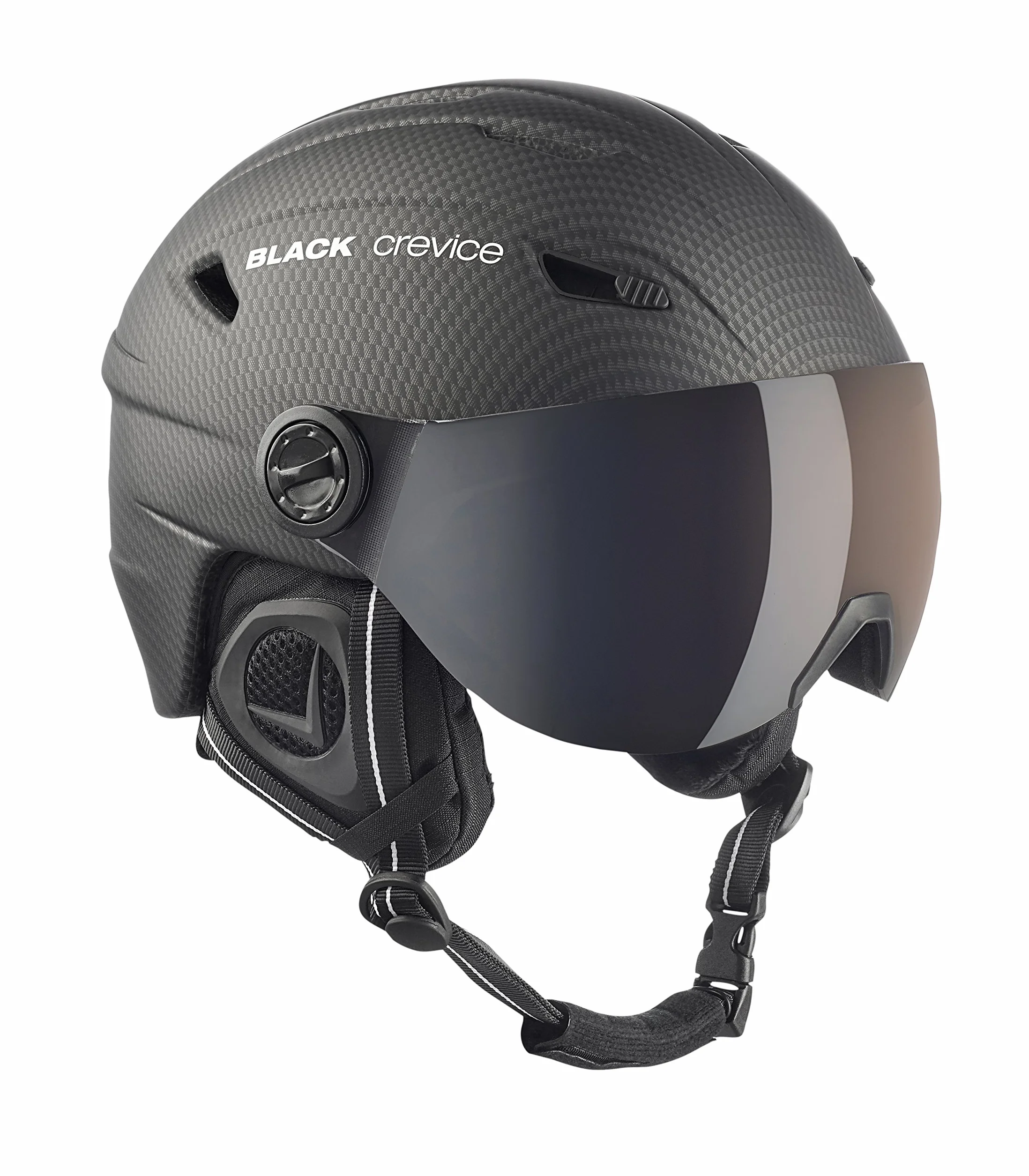 Casco de esquí Silvretta con Visera Estilo piloto Policarbonato Transpirable Talla Ajustable