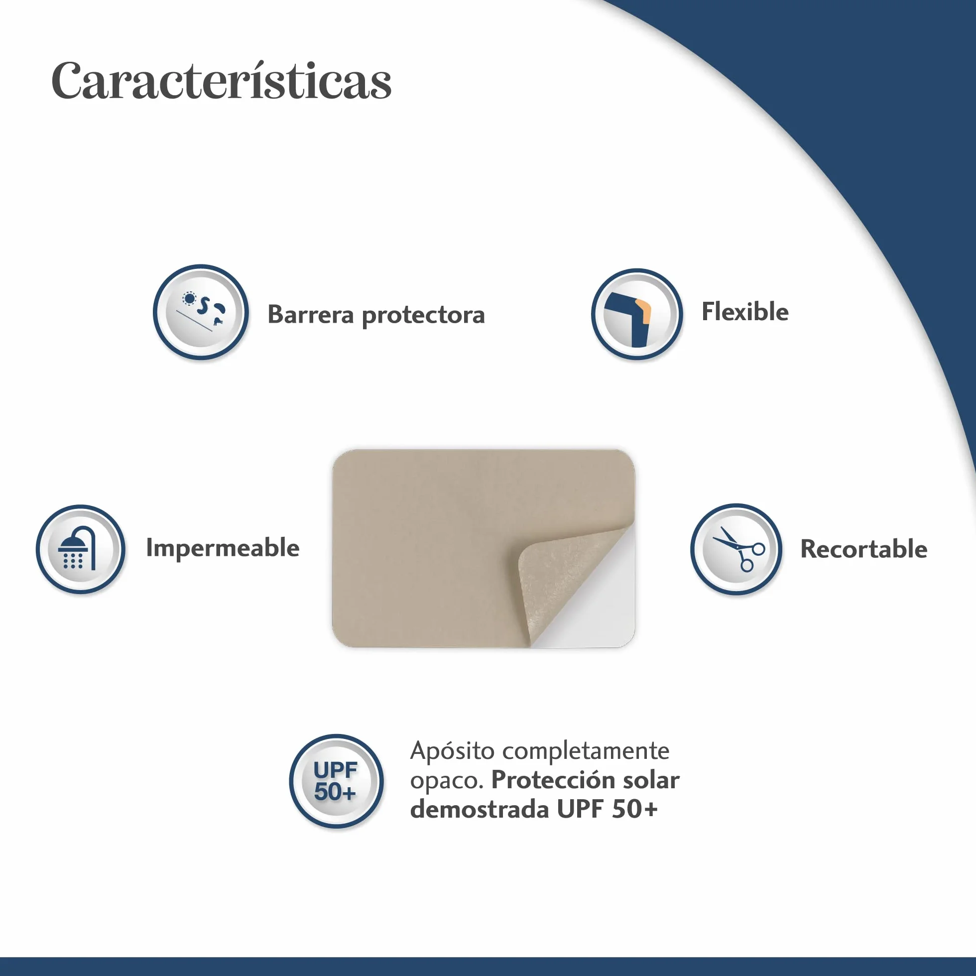 Trofolastin Reductor de Cicatrices Apósitos Adhesivos 5x7,5cm 5 Unidades