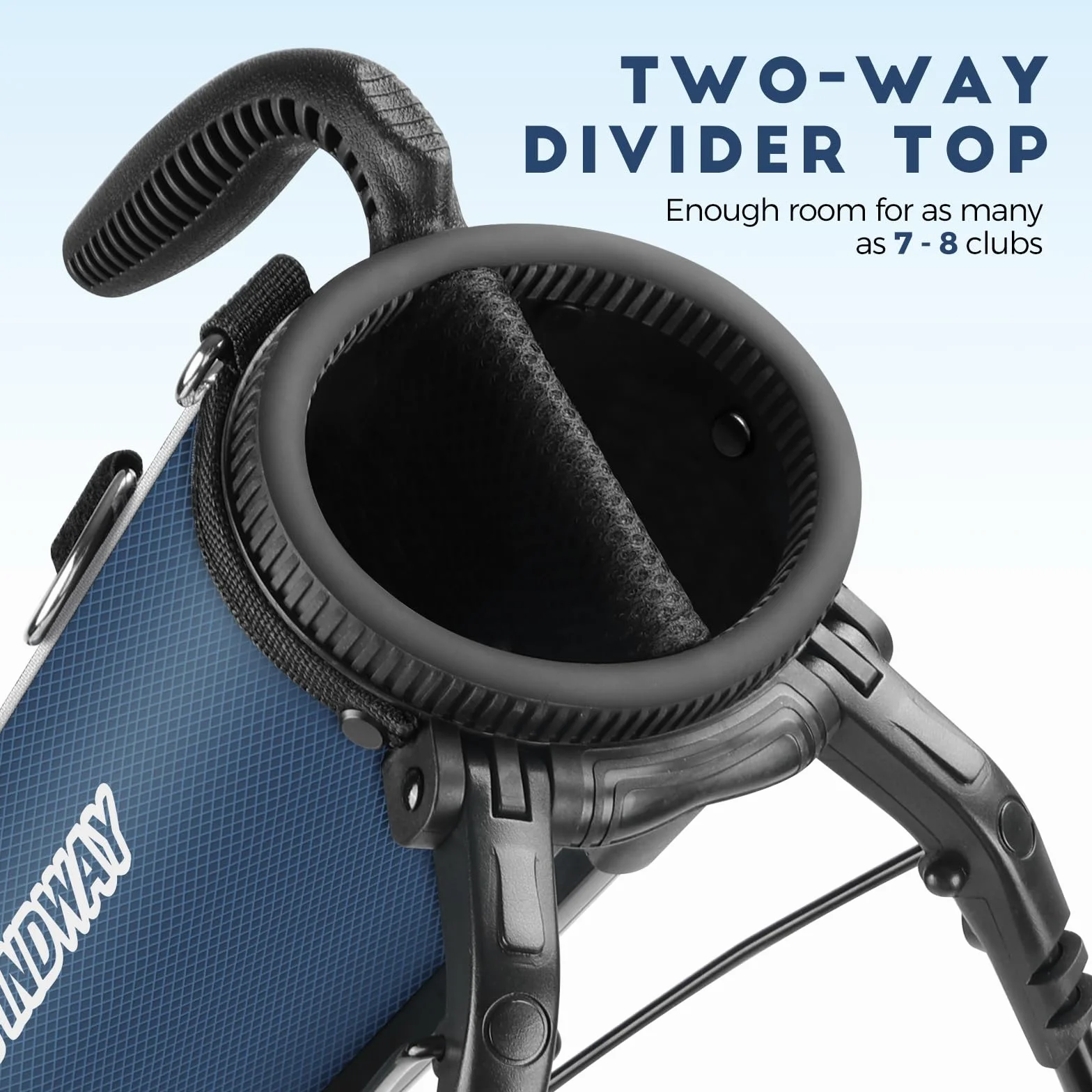 Findway Bolsa de Golf Ligera con Soporte y Correa, 31.5 Pulgadas