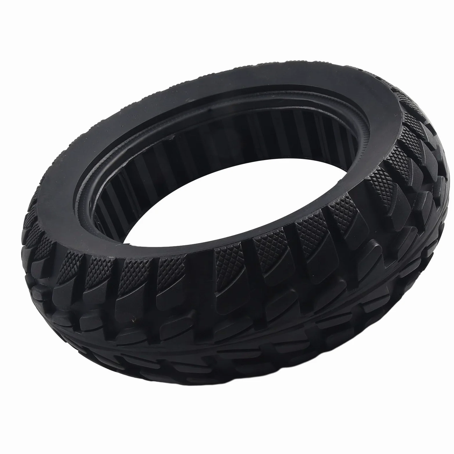 Neumático de Scooter de 10 Pulgadas, neumático de Caucho Macizo, 10 x 2,70-6,5, neumático Macizo, 70/65-6,5, neumático sólido para Scooter eléctrico, Ruedas de Repuesto Super-Grip para Scooter eléct