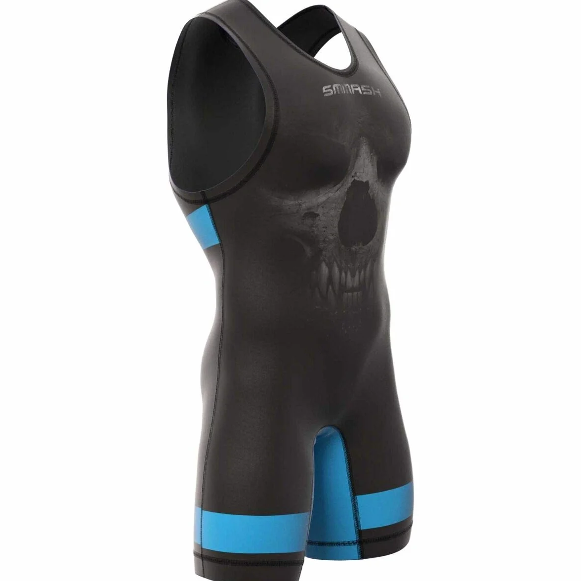 SMMASH Singlet De Lucha Libre Corto Para Hombre Wrestling Traje Atlético Transpirable