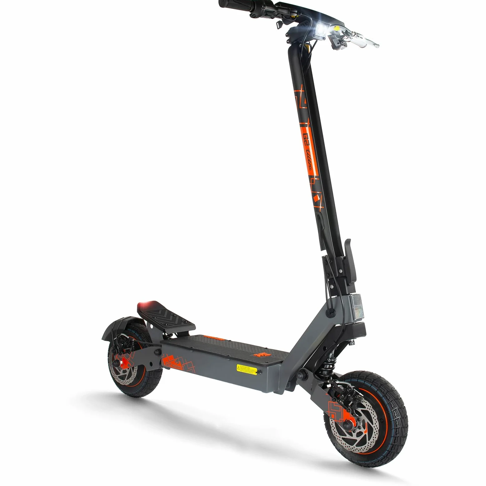Kukirin Patinete Eléctrico Adultos Todoterreno,Patin Electrico,Scooter Electrico Potente Plegable/Autonomía de 55-60 km/Ruedas de 10"/Carga máxima 120kg/IP54/Doble Frenos de Disco,G2 Ultra