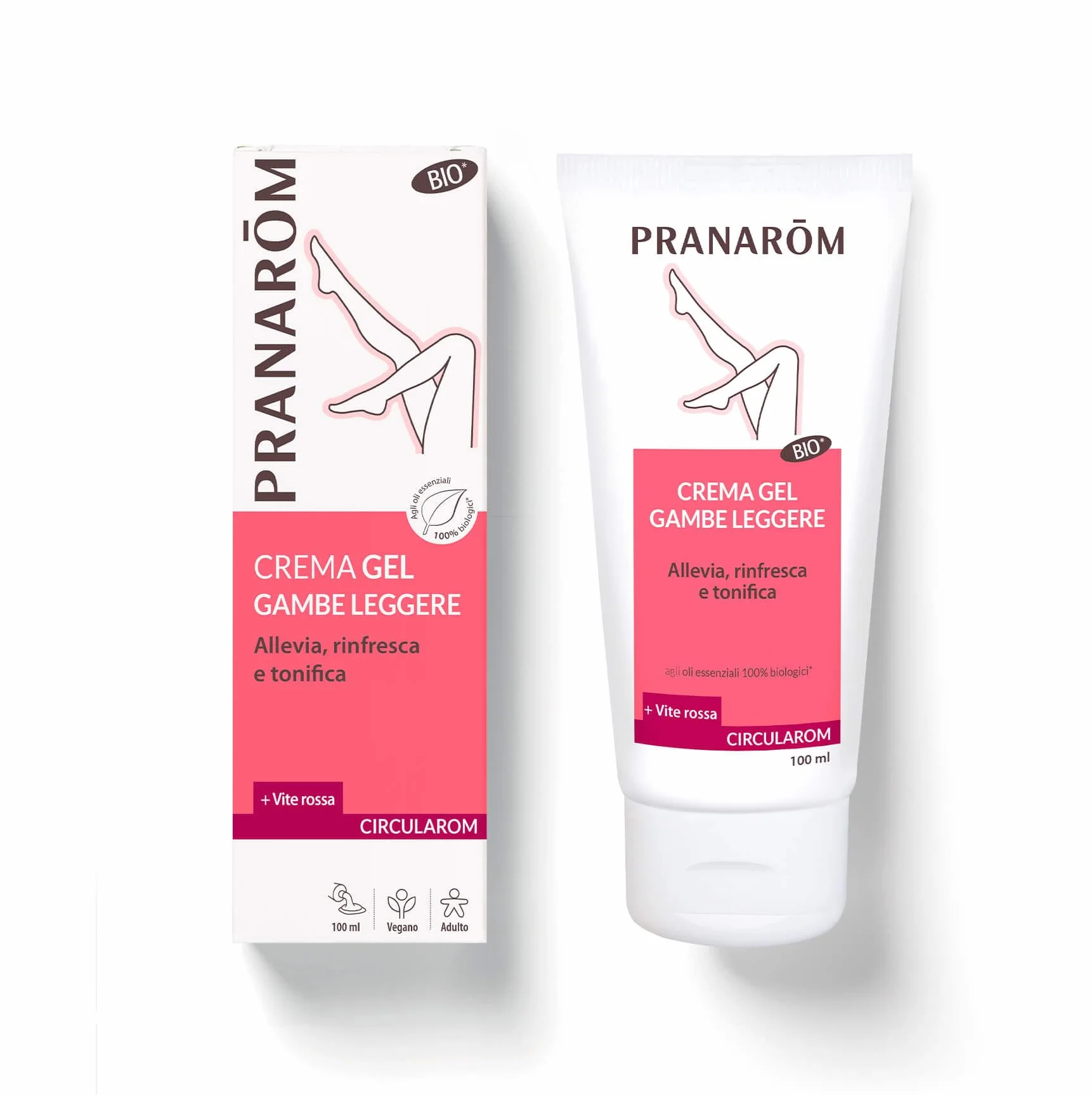 PRANAROM Circularom Gel Crema Bio Aceites Esenciales Cade Menta Campo Geranio 100ml