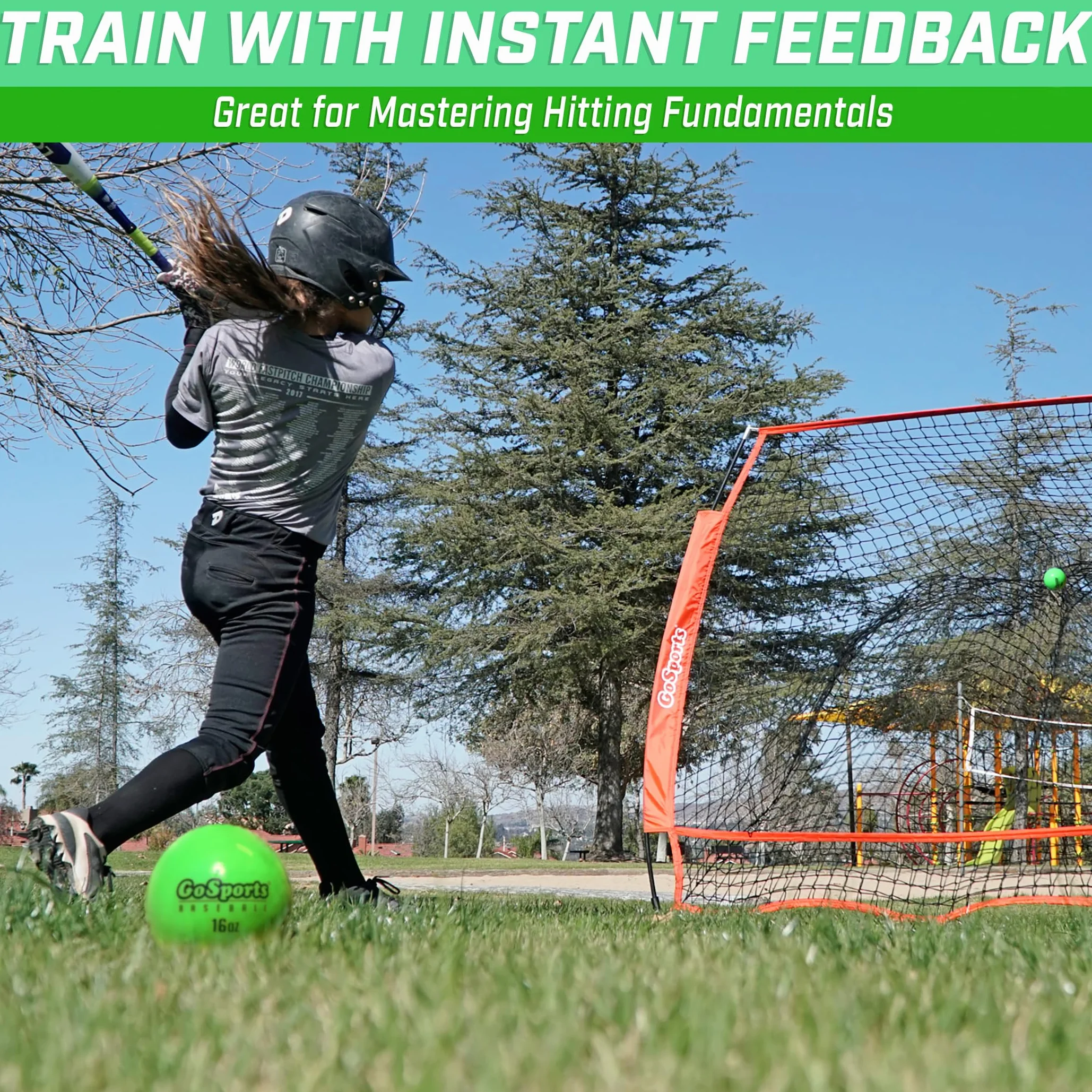 GoSports Weighted Training Balls for Baseball or Softball Hitting & Pitching