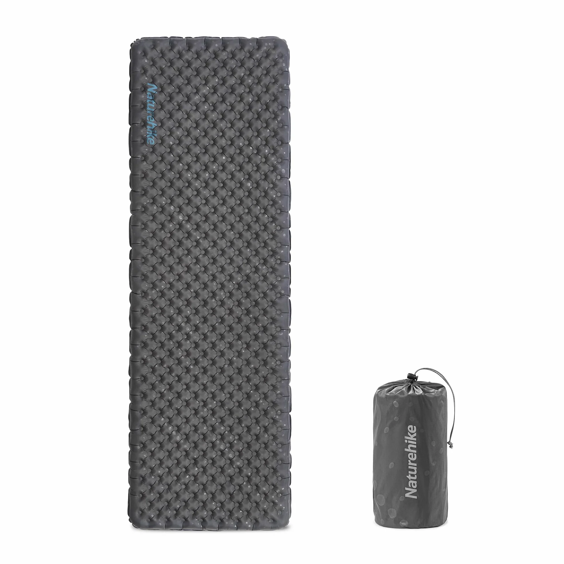 Naturehike Colchoneta para Dormir para Acampar con Valor R 3,5, colchoneta para Dormir autoinflable Ultraligera para Las 4 Estaciones, colchón de Aire Duradero con Bolsa Inflable L