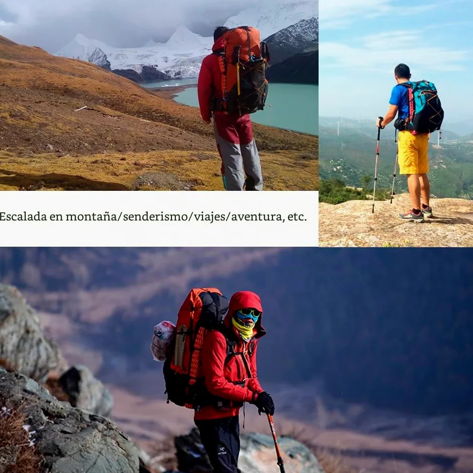 3FULGEAR - Mochila de senderismo para hombres y mujeres, 56L (40+16), ligera, para acampar al aire libre, mochila de senderismo