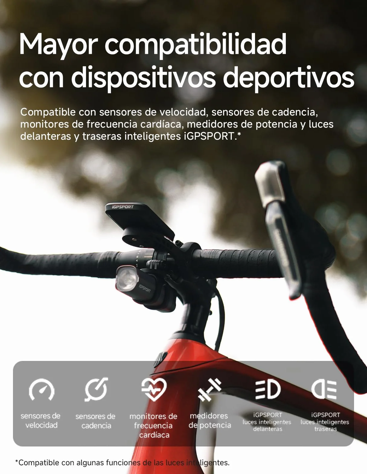 iGPSPORT BSC100MAX GPS Bicicleta, Pantalla 3", Autonomía 40h, Impermeable IPX7