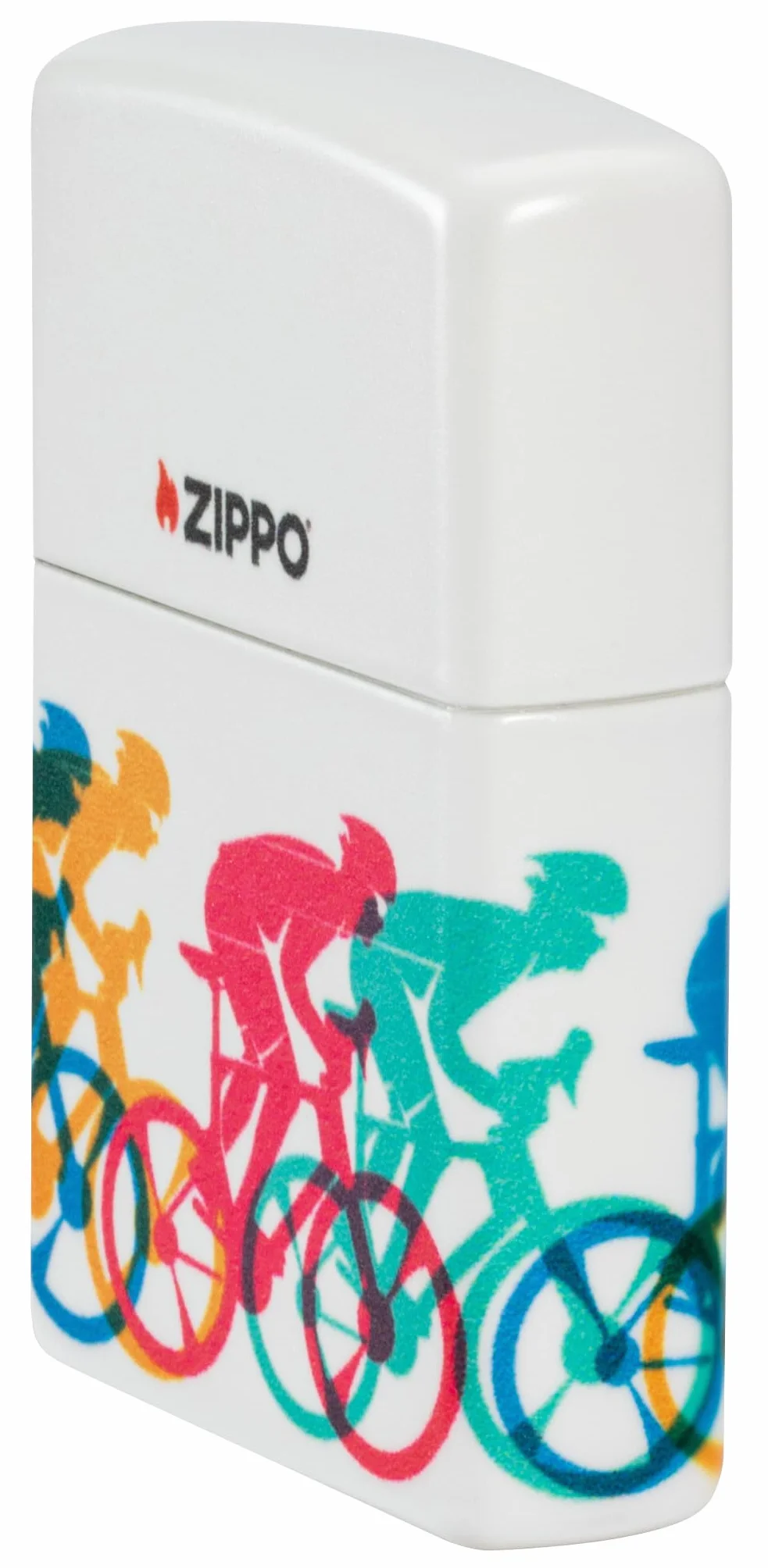 Zippo Sturmfeuerzeug Bicycle Race 540° Color Image Nachfüllbar Wiederverwendbar Windfest