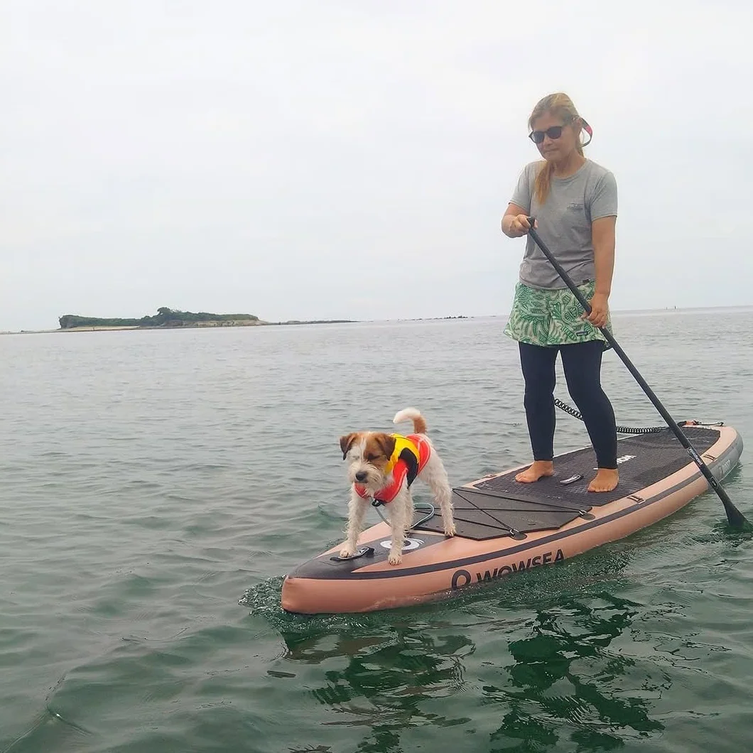 WOWSEA Quest Q1 Stand Up Paddle Board Hinchable, Durable y Estable Niños Sup Tabla Inflable, Sup Hinchable Agradable, Buena Opción para La Enseñanza Acuática y Recreación