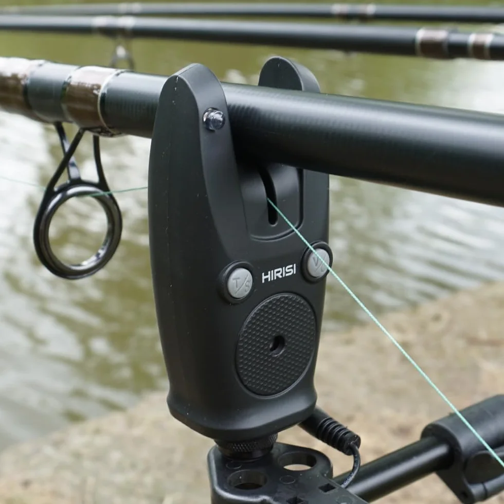 Hirisi Tackle Juego de alarma inalámbrica para pesca en bolsa de transporte