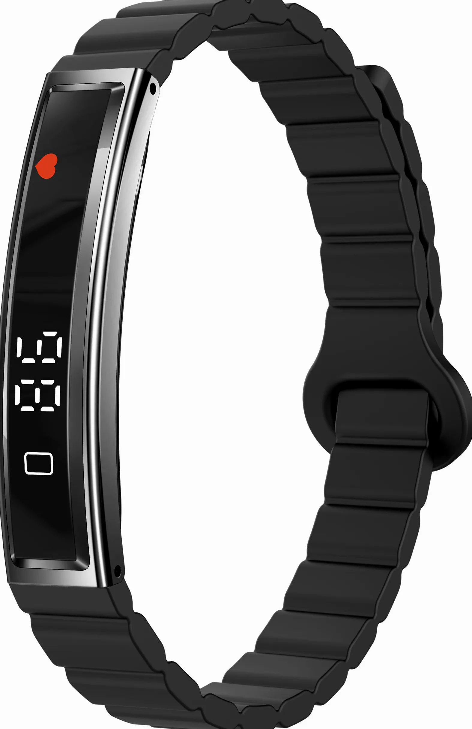 findtime Pulsera inteligente con podómetro, monitor de actividad estrecha, monitor de sueño, IP68, resistente al agua, para iOS y Android