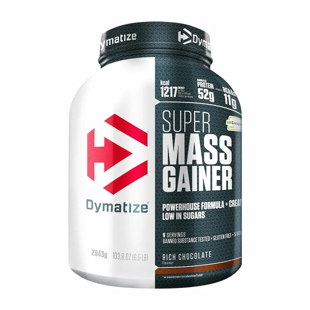 Dymatize Super Mass Gainer Rich Chocolate 2943g Polvo Para Ganar Peso