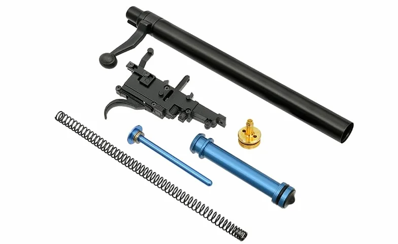 Rifle Francotirador Sniper Airsoft 6 mm VSR-10 CM.701C-U Cyma Negro. Potencia 2,5 Julios. Incluye 1 Cargador. Acción Manual o de Muelle. Versión upgradeada 520 fps