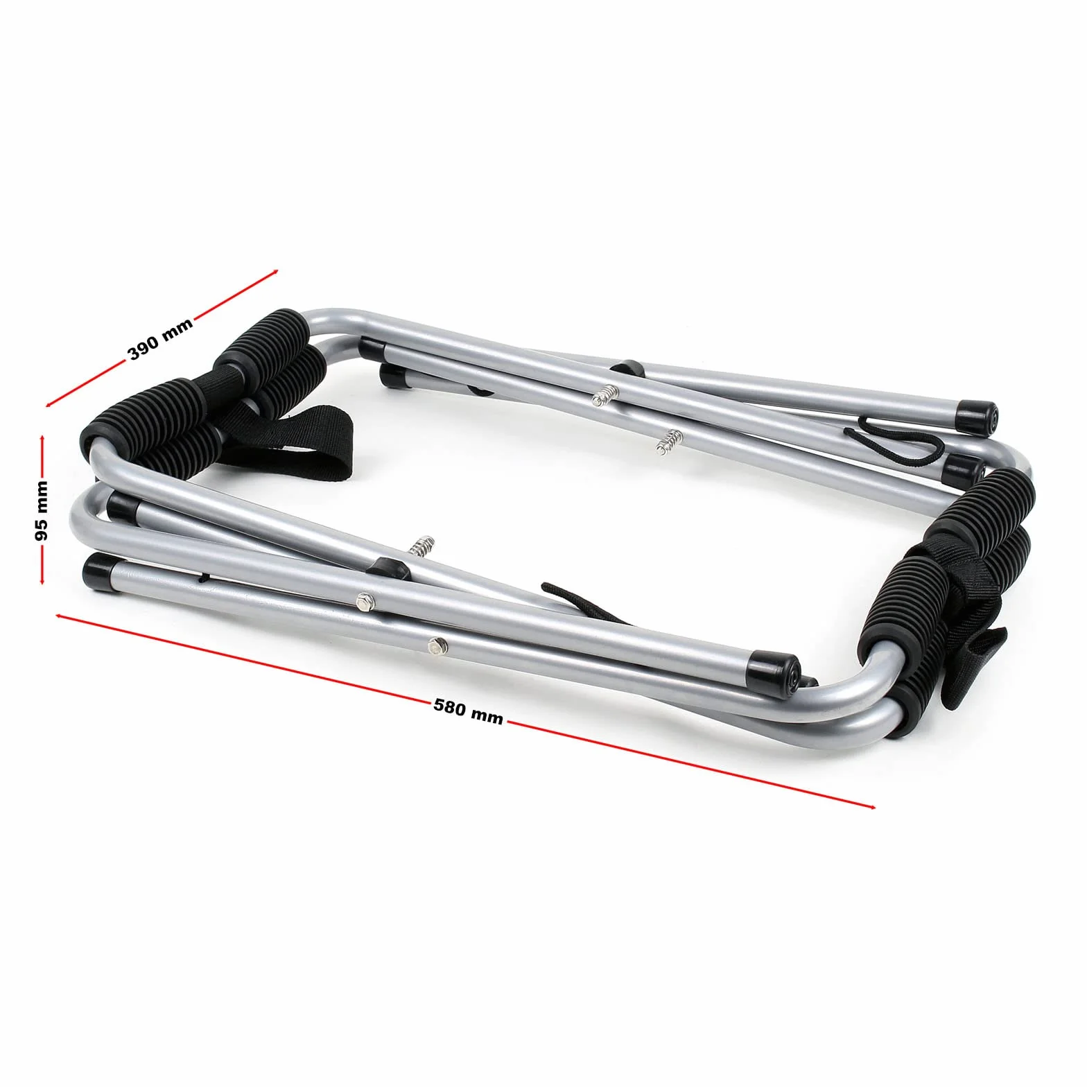 WilTec Soporte para Kayak Plegable 370x330x410mm Estante de Almacenamiento Aluminio