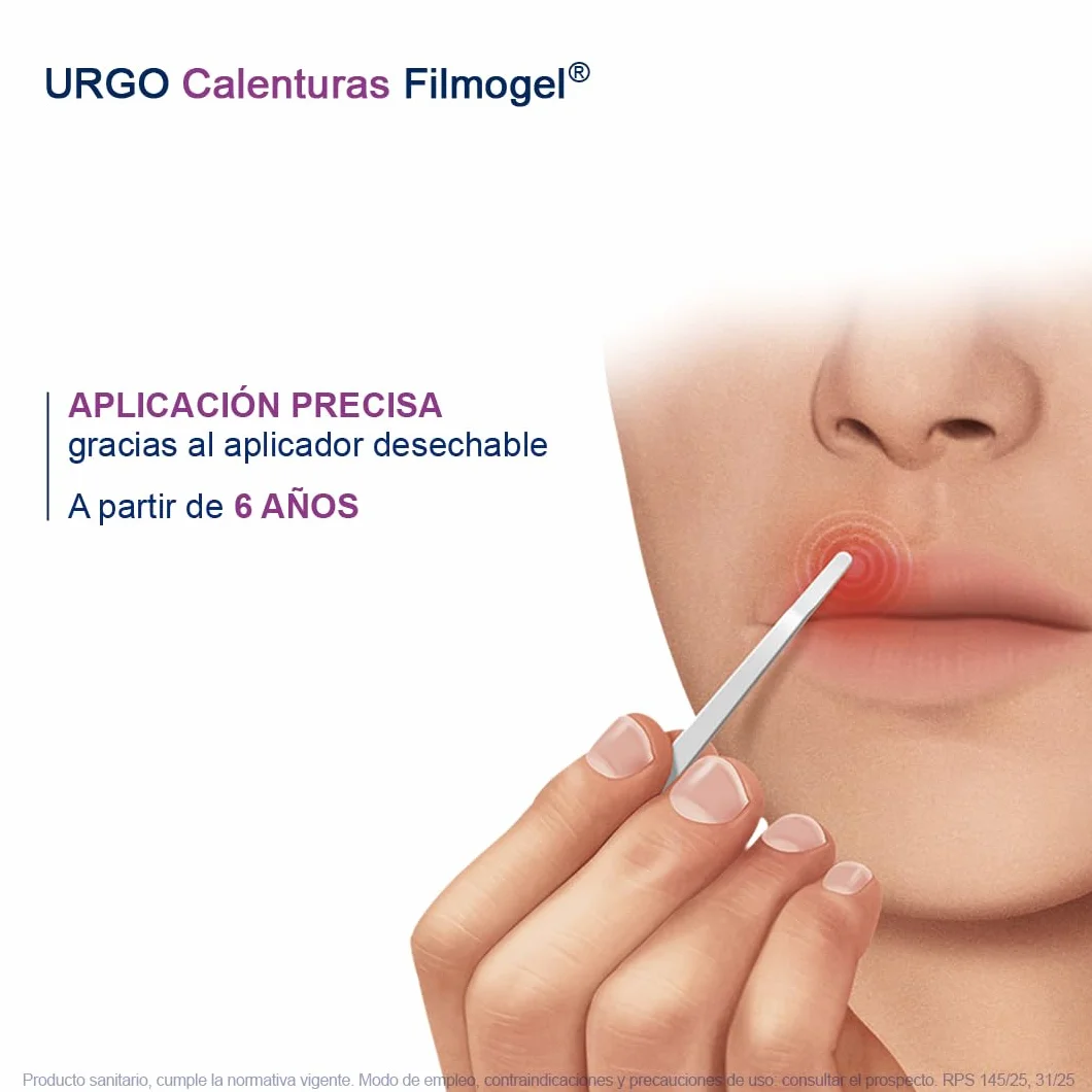 Urgo Calenturas Filmogel Tratamiento para úlcera labial 3 ml 24 aplicadores
