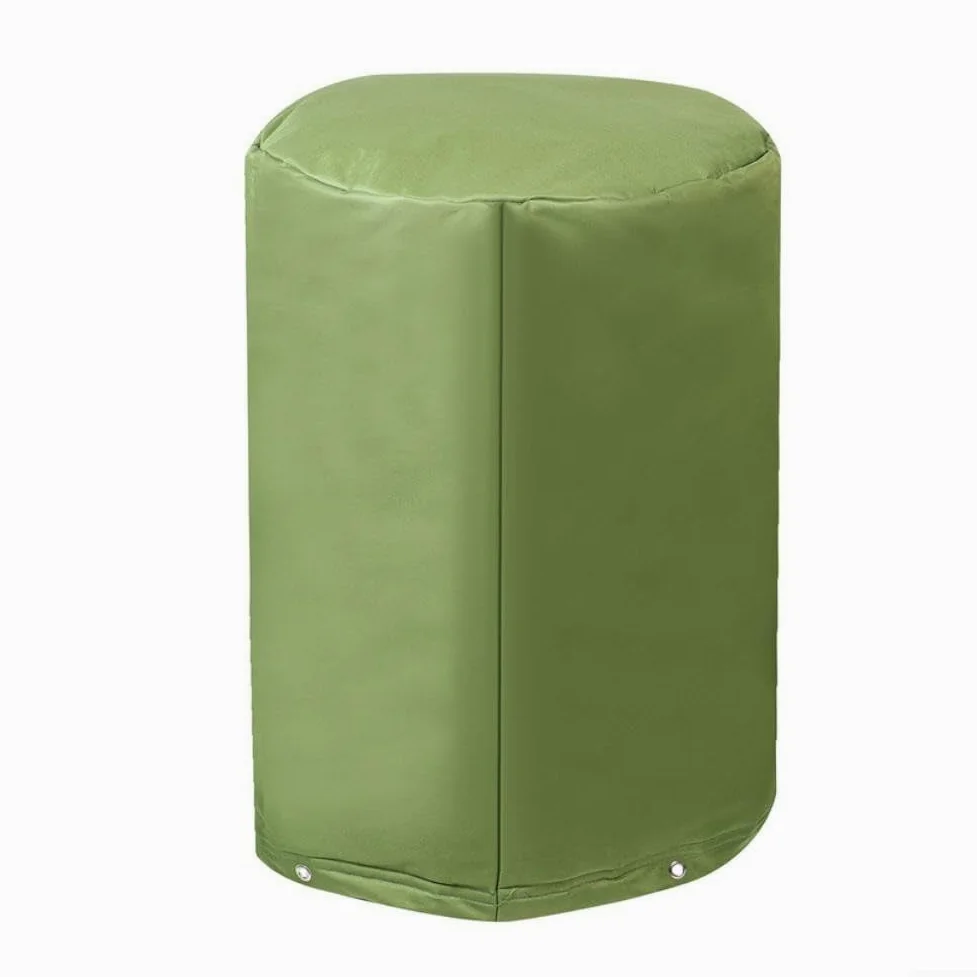 Cubierta para bomba de pozo, 50 x 50 x 86 cm, verde, aislamiento térmico para tanque para exteriores, protección anticongelante resistente a la intemperie de 5 capas, equipo de jardín para todas las