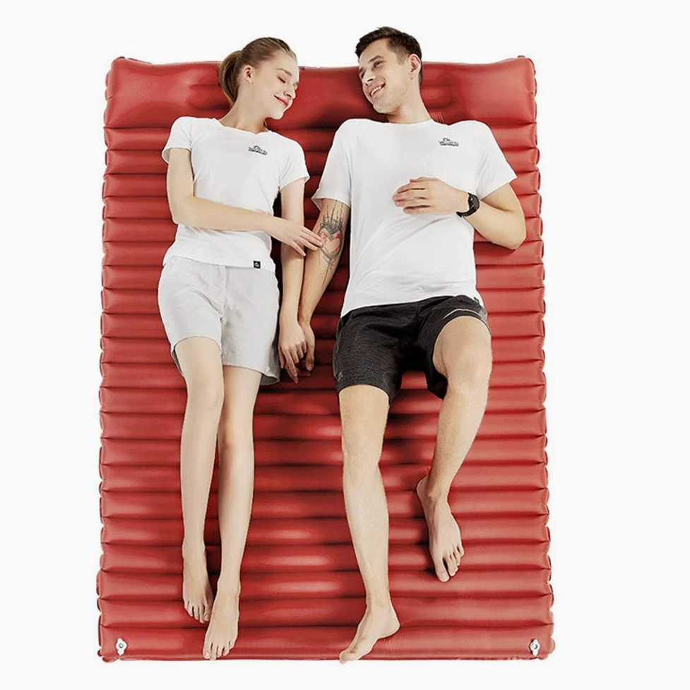 Colchoneta Liviana, Almohadilla Impermeable Doble Para Acampar Al Aire Libre, Cojín Aire Portátil Para Tienda Con Almohada, Bolsa Inflable Multifunción Para Inflar/Guardar Ropa/Recoger Agua