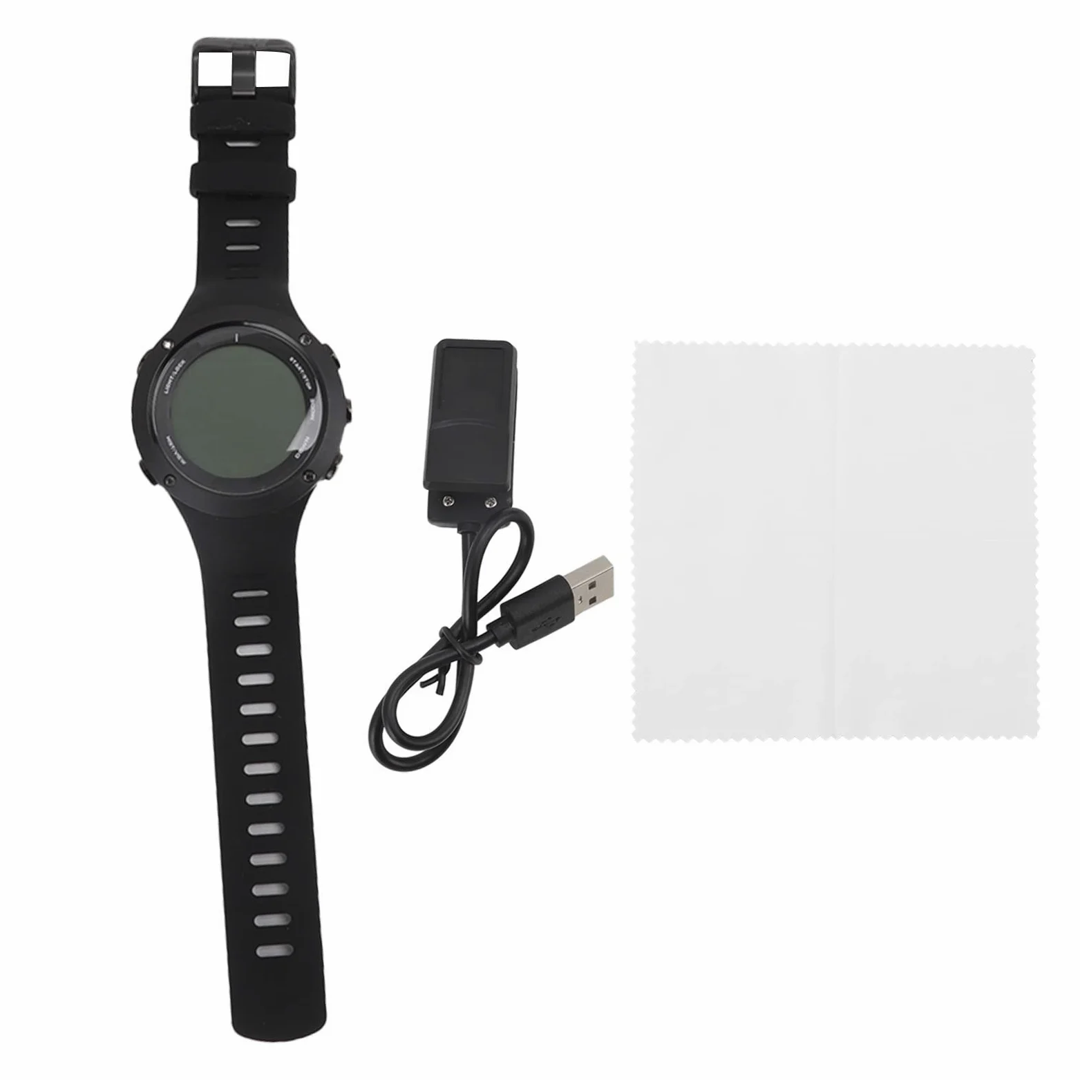 Focket Reloj de Buceo, 100 M Impermeable 6 Modos de Funcionamiento Computadora de Buceo, Reloj de Apnea con Batería Recargable Carga USB para Natación Seguimiento de Ejercicio Hombres Mujeres