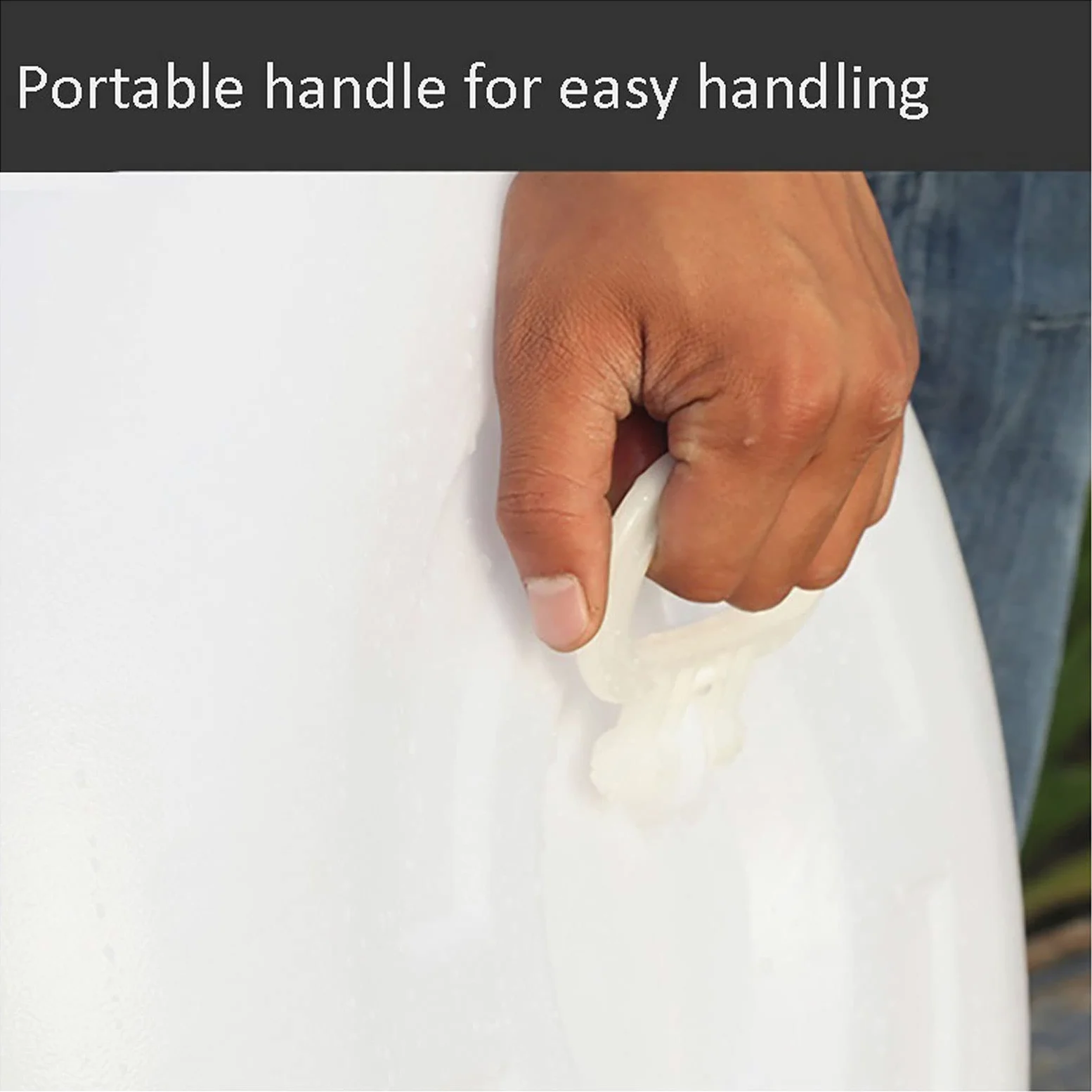 Depósito de agua Contenedor de agua de plástico Cubo de emergencia Transportador de agua 80L Cubo de agua portátil con un grifo Material plástico insípido Almacenamiento de agua al aire libre para