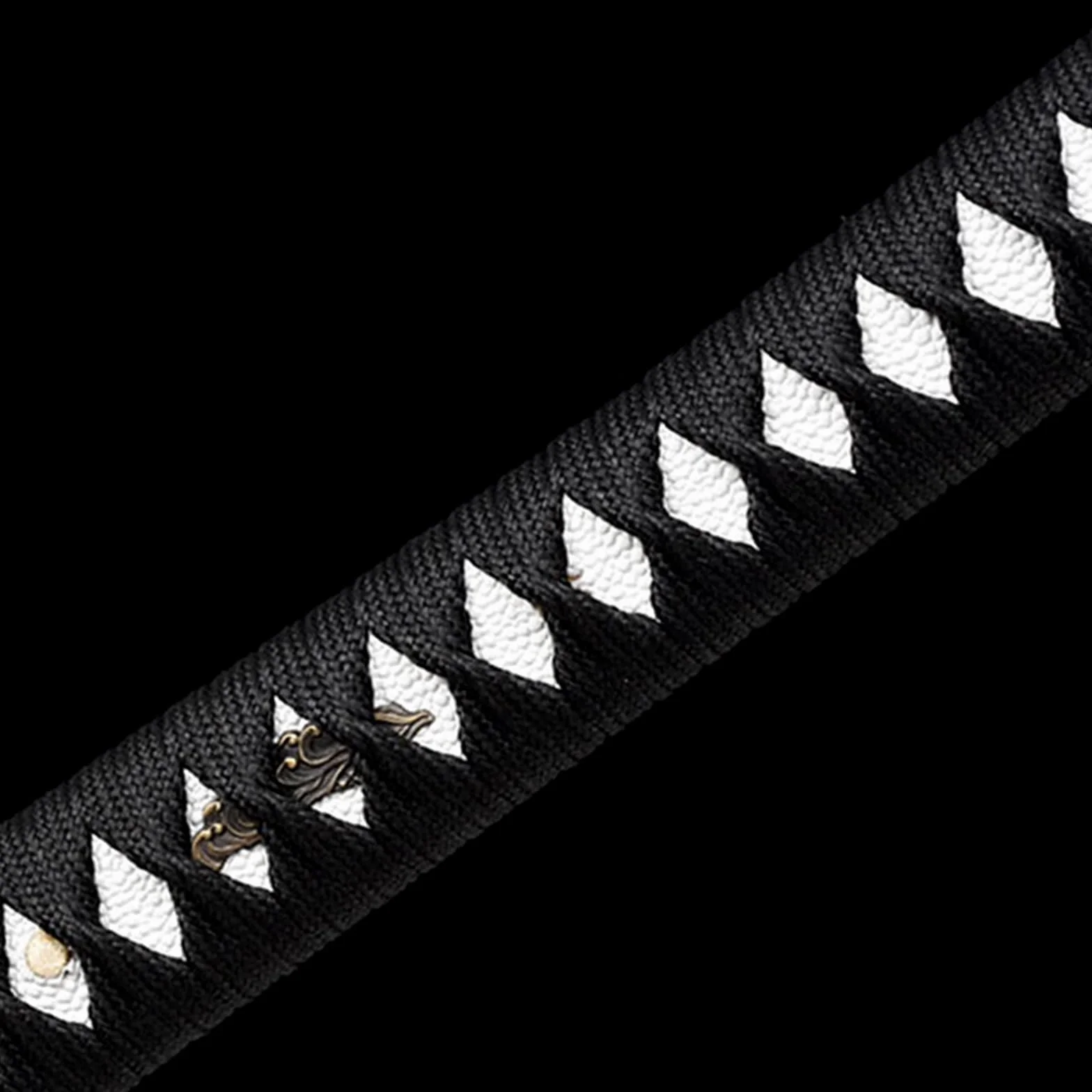 Bokken negro 103 cm hecho a mano espada samurái de ébano natural guardamanos de cobre puro katana japonesa de madera para entrenamiento