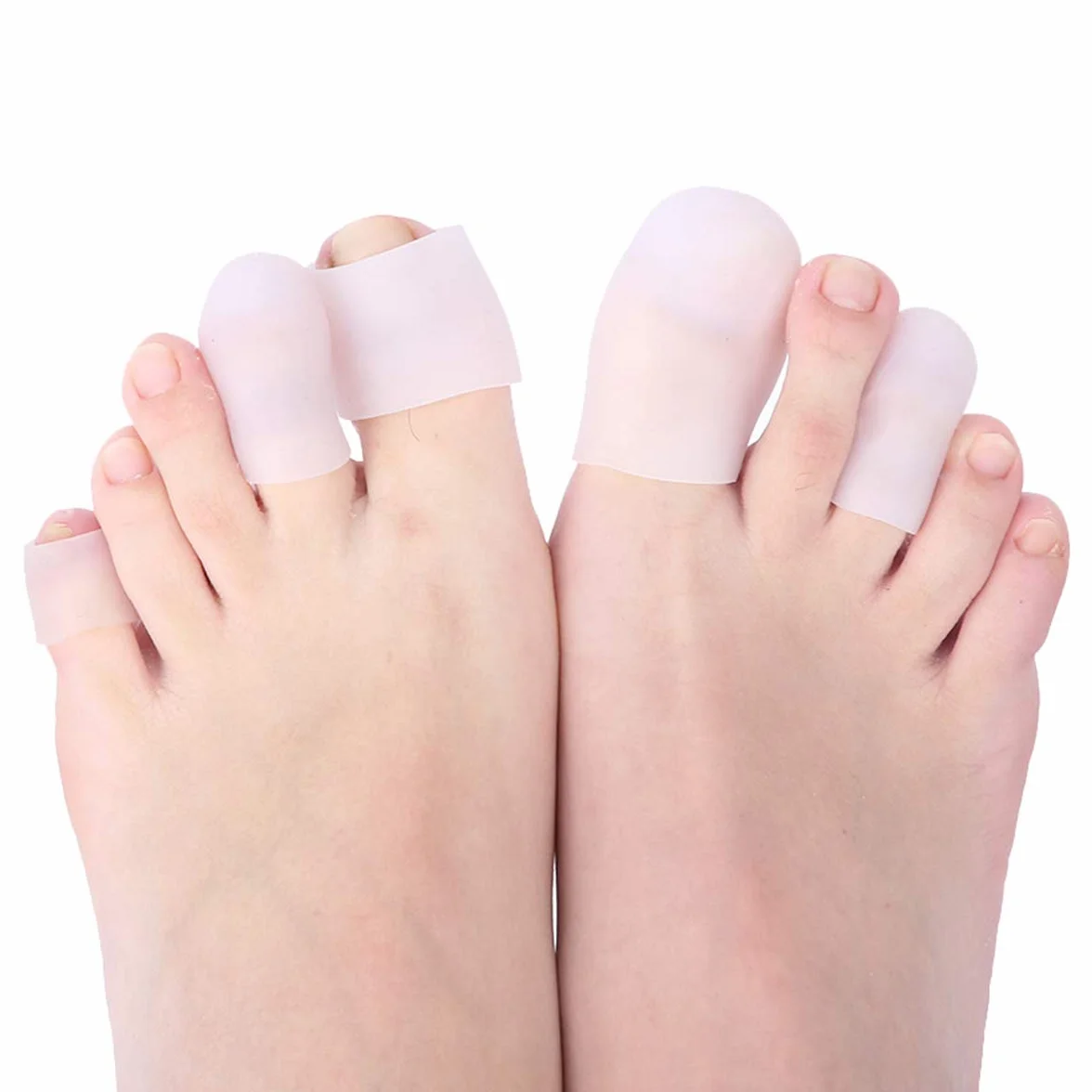 Punteras de gel de silicona 20 unidades protectores para dedos amortiguar callos
