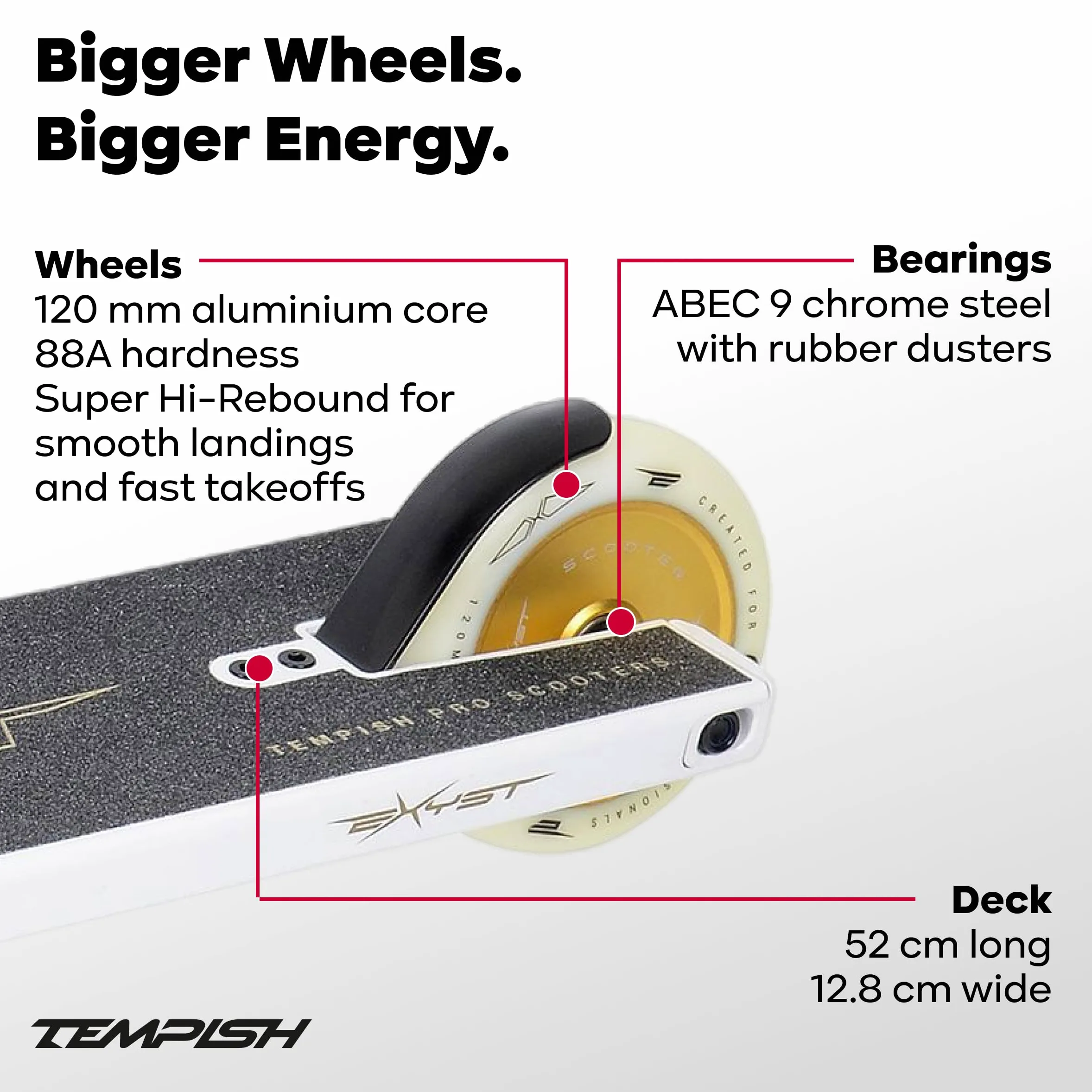 Tempish Exyst Freestyle Scooter One Size