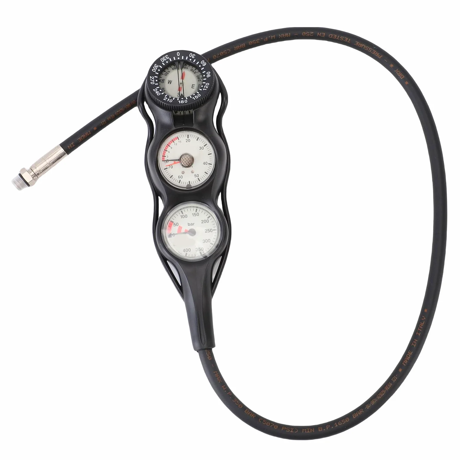 Consola de Buceo de Calibre 3 con Medición de Alta Precisión y Pantalla Clara para Aventuras de Buceo - TPR, 1 Unidad