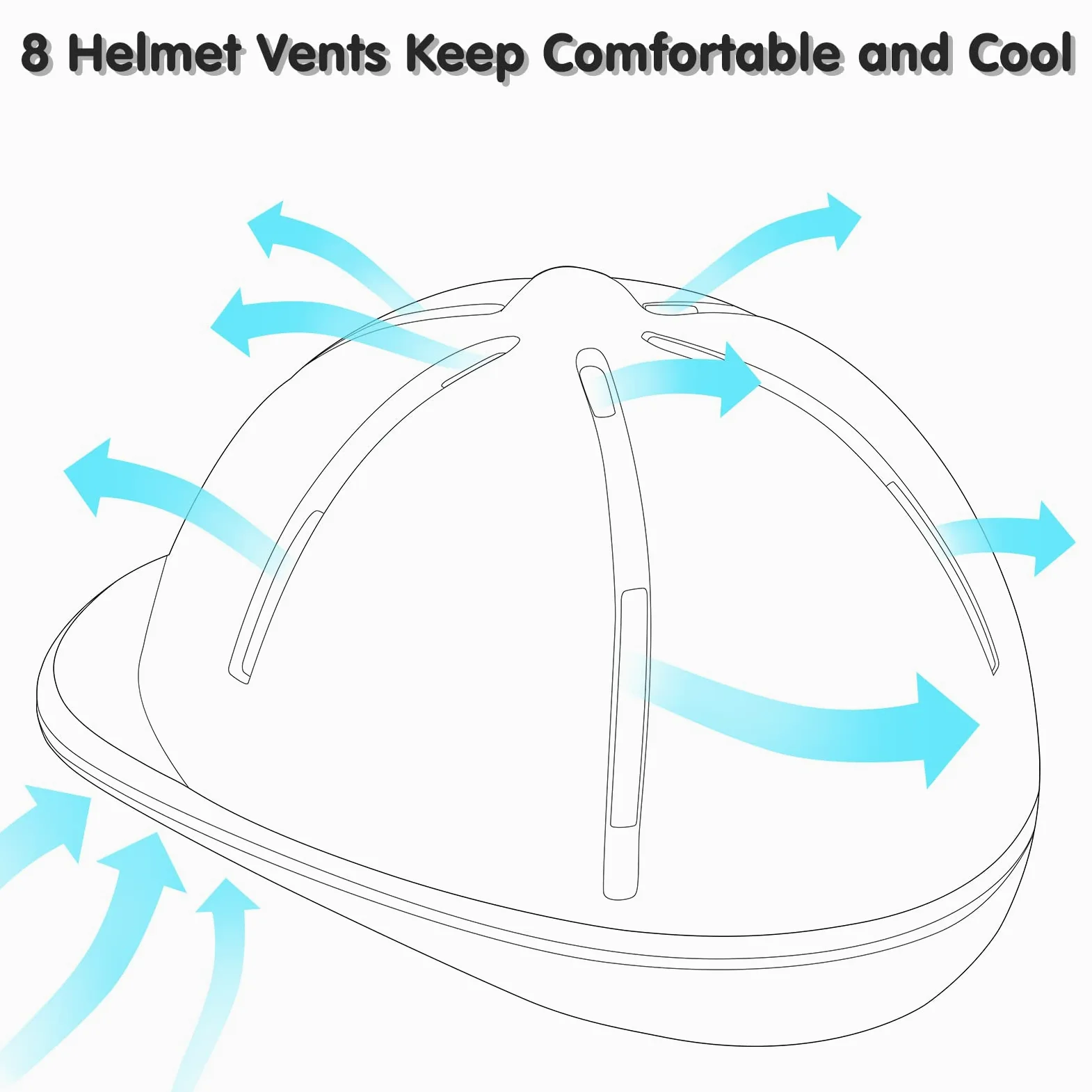 Casco de equitación ajustable para niños de 2 a 6 años, talla S y tamaño de cabeza de 48 a 54 cm (negro)