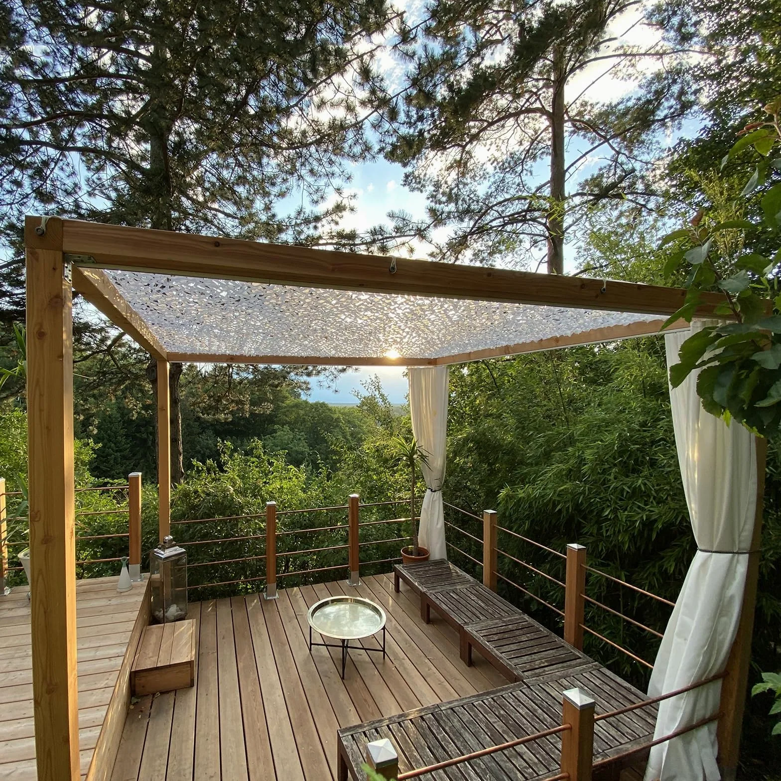 Red De Camuflaje Protección Solar para Decoración De Jardines, Malla De Camuflaje para Acampar Al Aire Libre, Camouflage Net De Caza para Observación De Aves(6.0x7.0m)