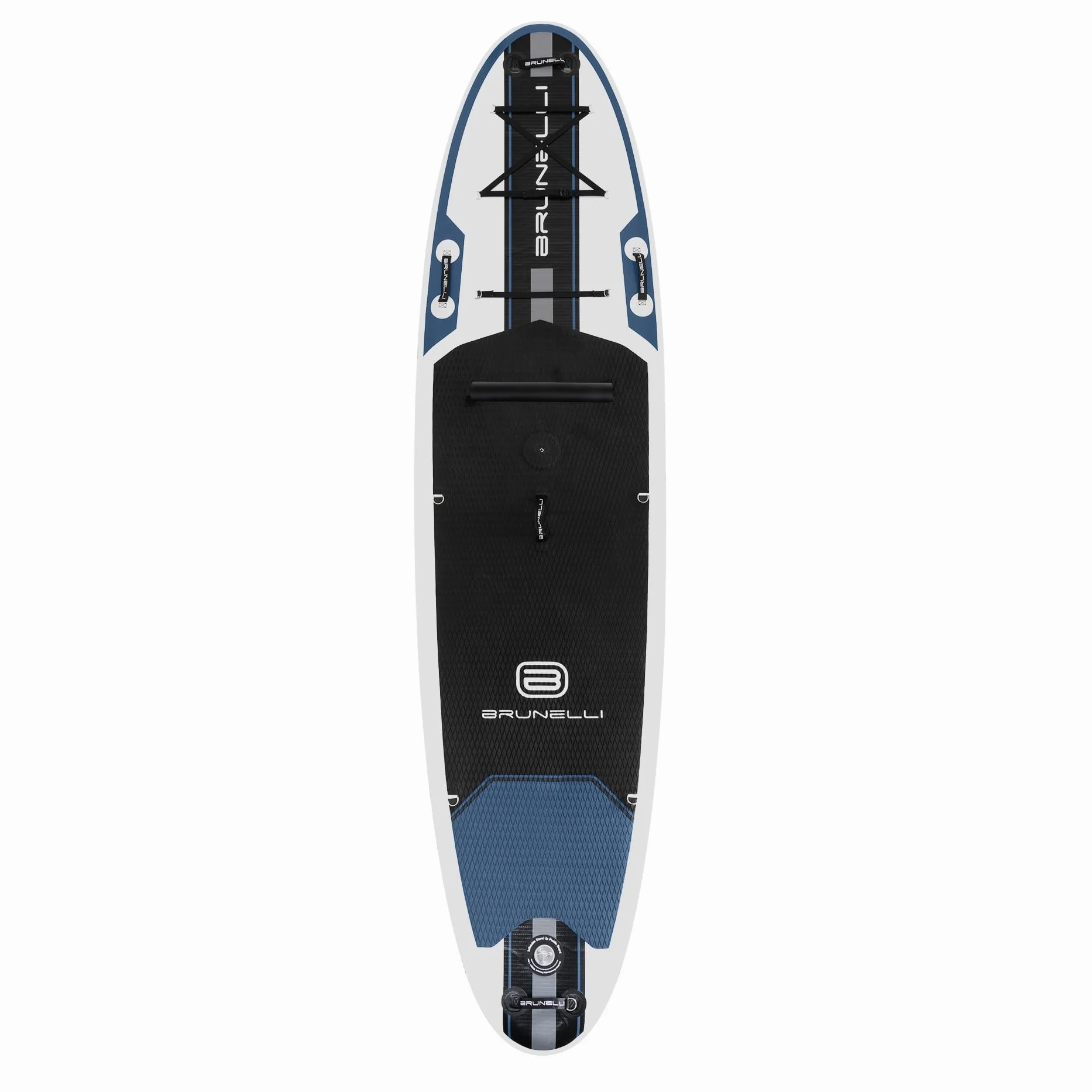 BRUNELLI 10.8 Windsurf Woven X Fusion Double Layer iSUP Board hinchable Stand Up Paddle Set Azul