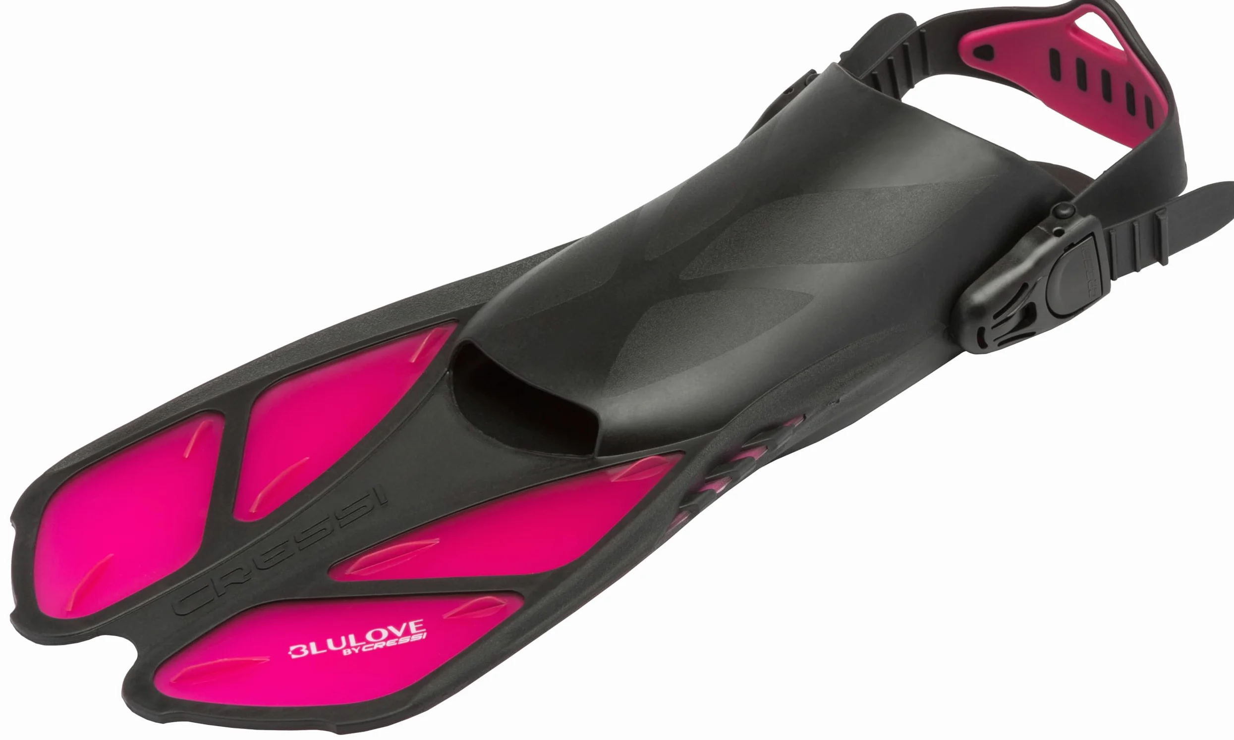 Cressi Aletas de natación Cortas Ajustables para Adultos con Hebillas Ultra Resistentes, Muy Ligeras - Ideal para Viajar | Bonete: diseñado en Italia
