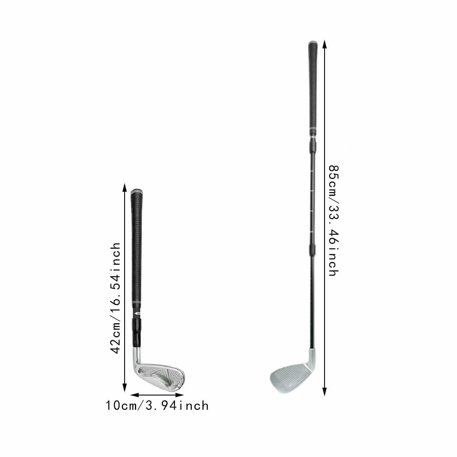 F Fityle Golf Wedge Golf Chipper Club telescópico Equipo de aleación de Aluminio con Escala PRÁCTICO Ajustable Club