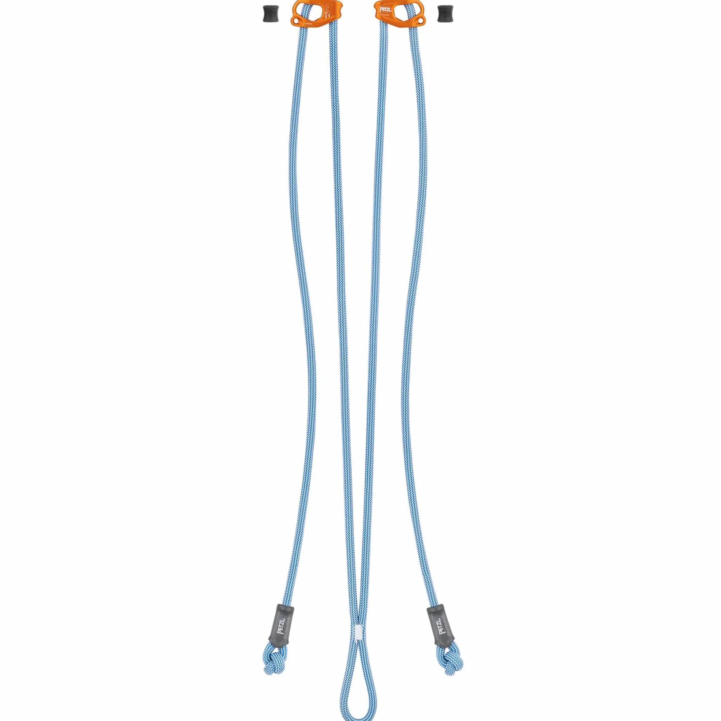 PETZL Unisex Dual Evolv Adjust Lanyard, Azul, One Size