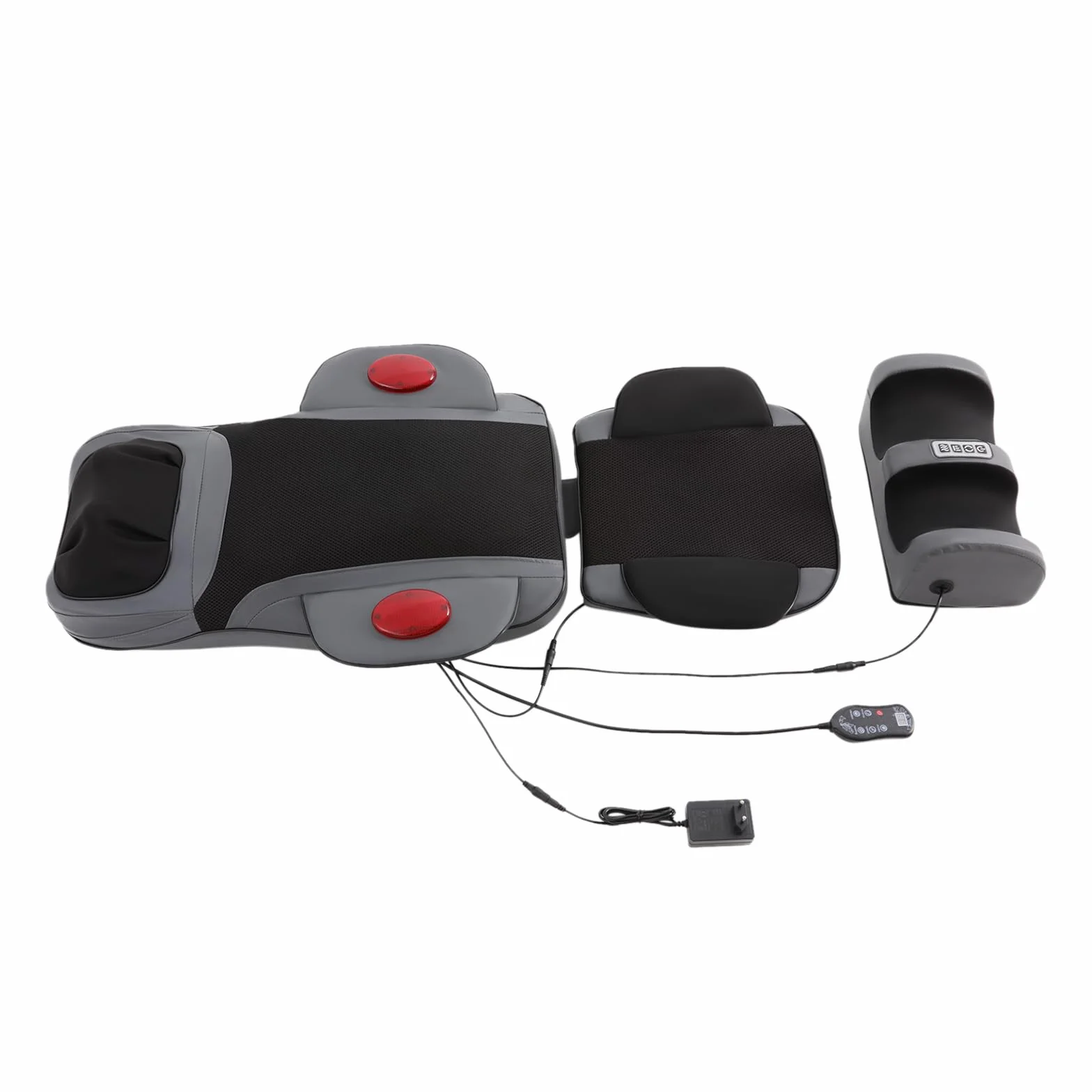Asiento de masaje multifuncional para cuerpo entero, 3 intensidades, 15 min, con calor