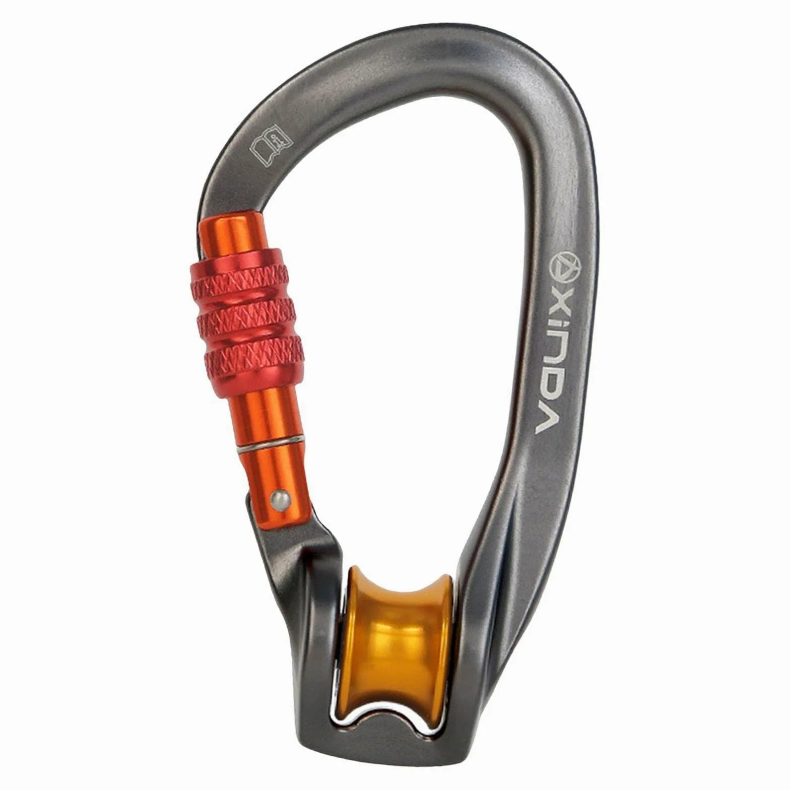 perfk Mosquetón de Escalada con Clip Giratorio para Llavero Gancho con Cierre Firme Y Estructura en Aluminio Adecuado para Excursiones Paseos Entrenamientos