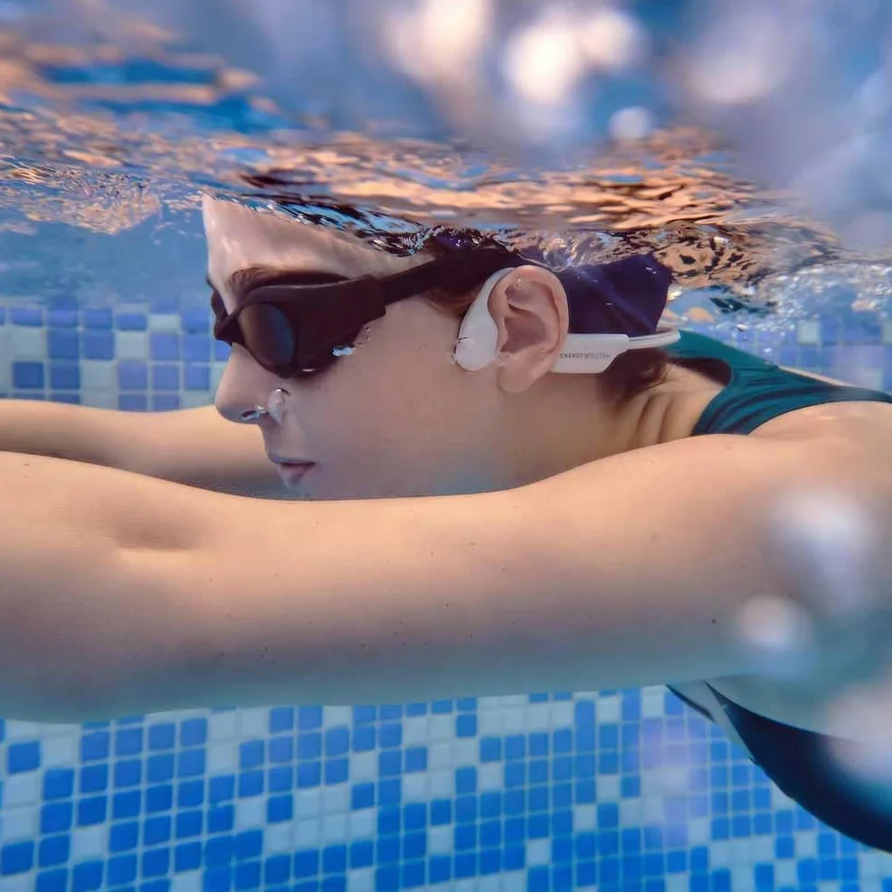 Energy Sistem AquaSport – Auriculares Bluetooth (Bluetooth 5.4, 11 Horas de batería, micrófono, Reproductor MP3, Sumergible)